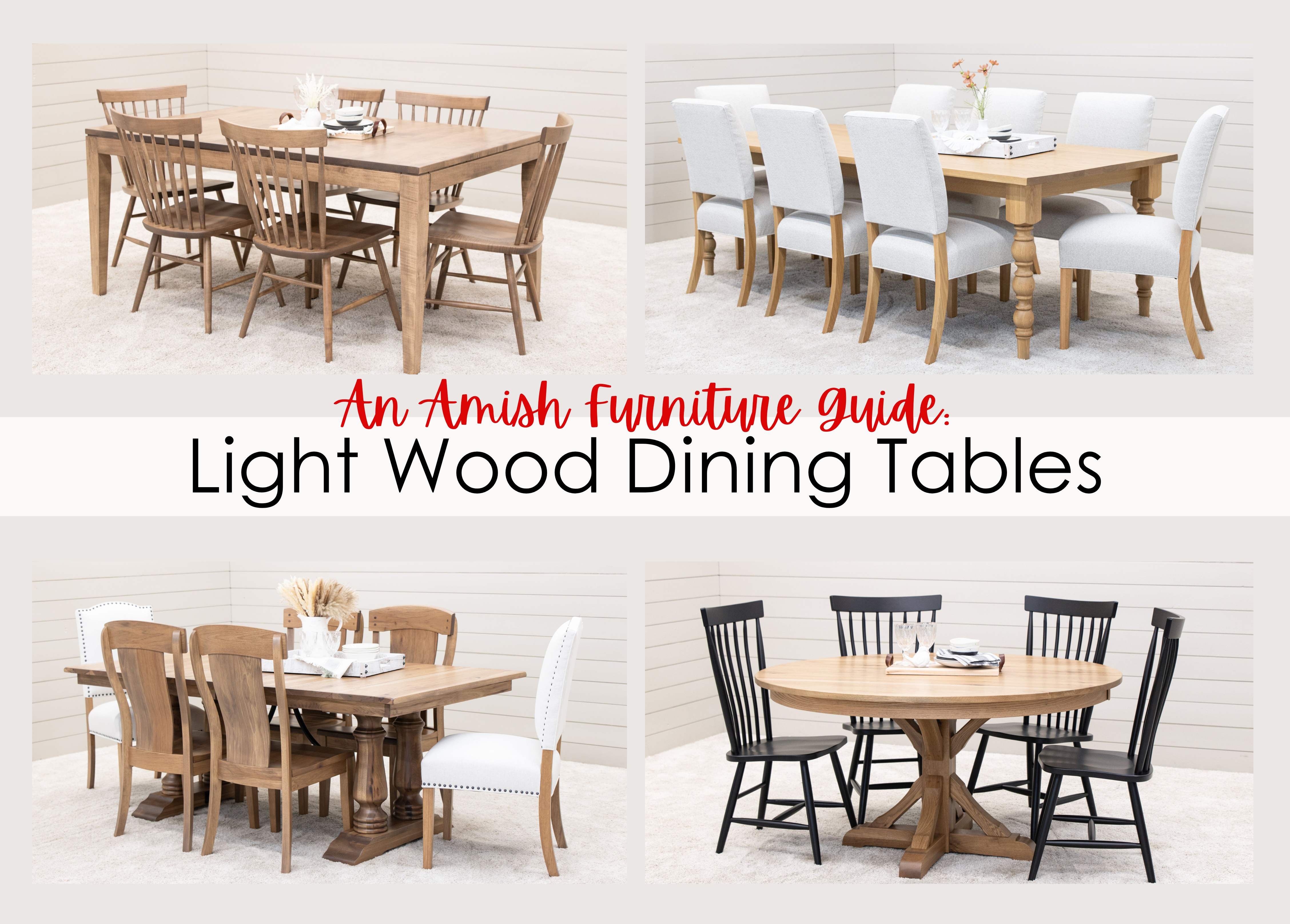 Light Wood Dining Table Ideas