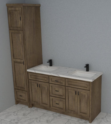 Farmington Custom Bathroom Cabinets