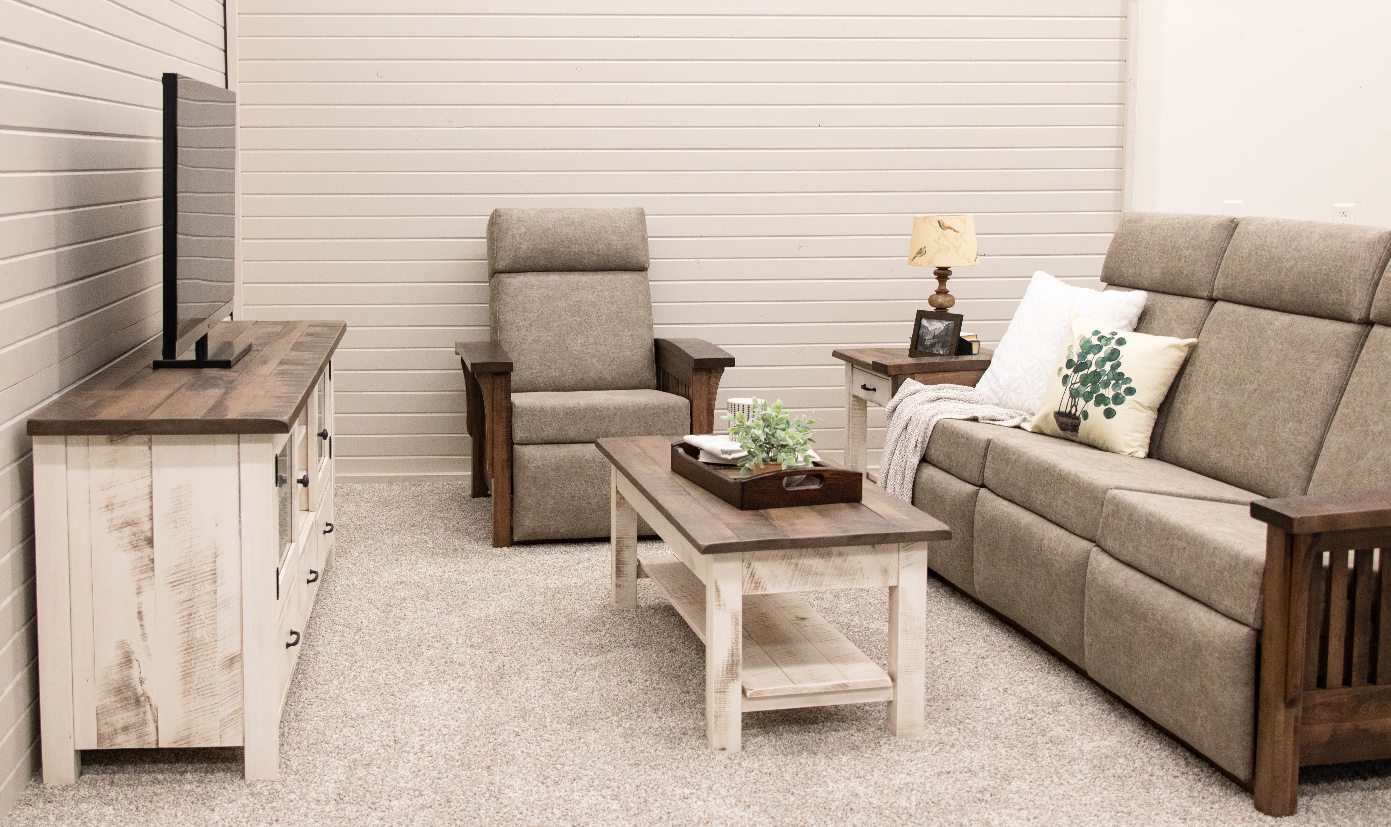 Reclining Mission Living Room Furniture