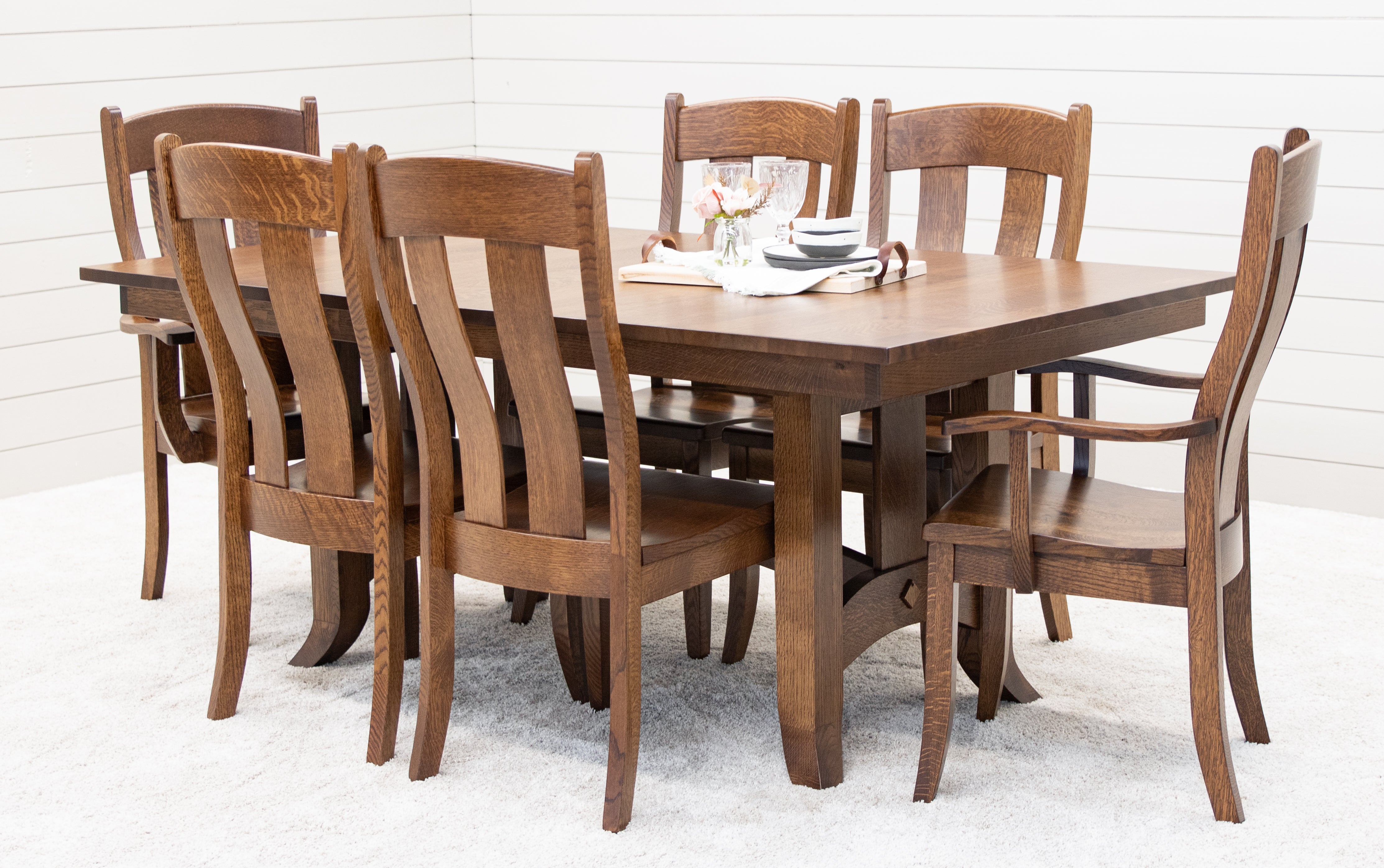 Shaker Hill Trestle Dining Set