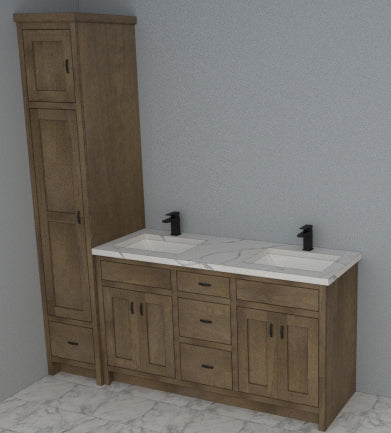 Shaker Style Bathroom Cabinets