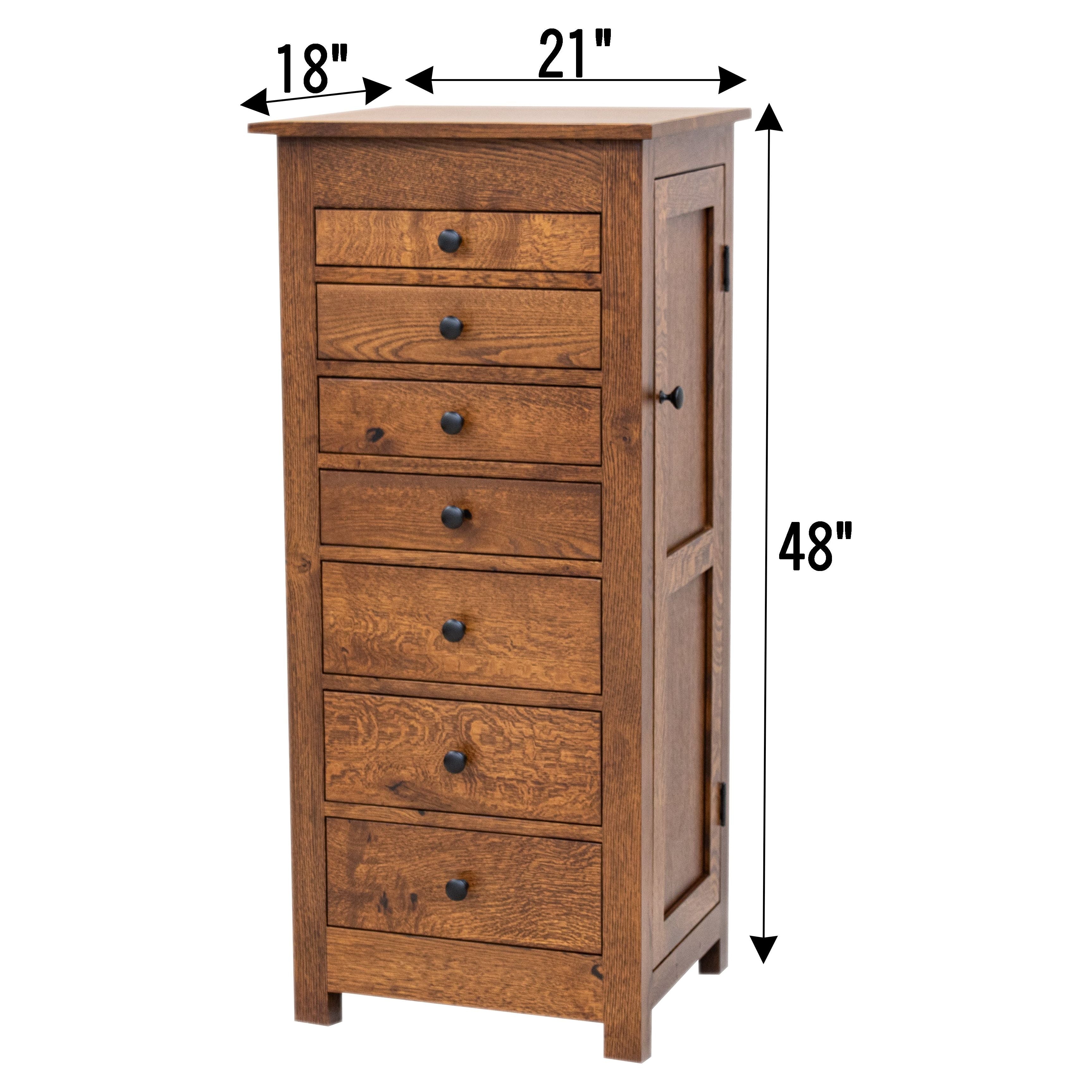 Mission Jewelry Armoire