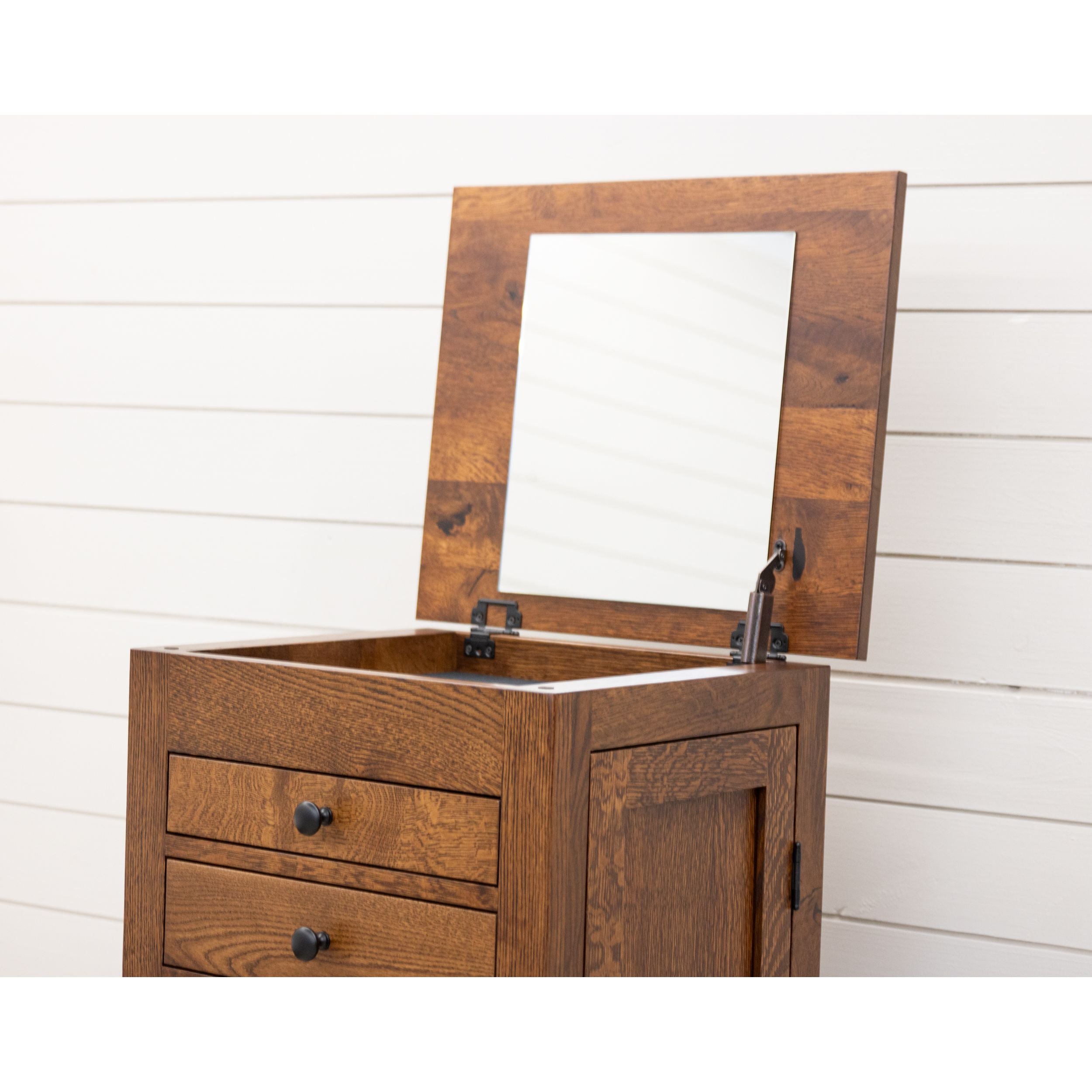 Mission Maple Wood Jewelry Armoire | WB