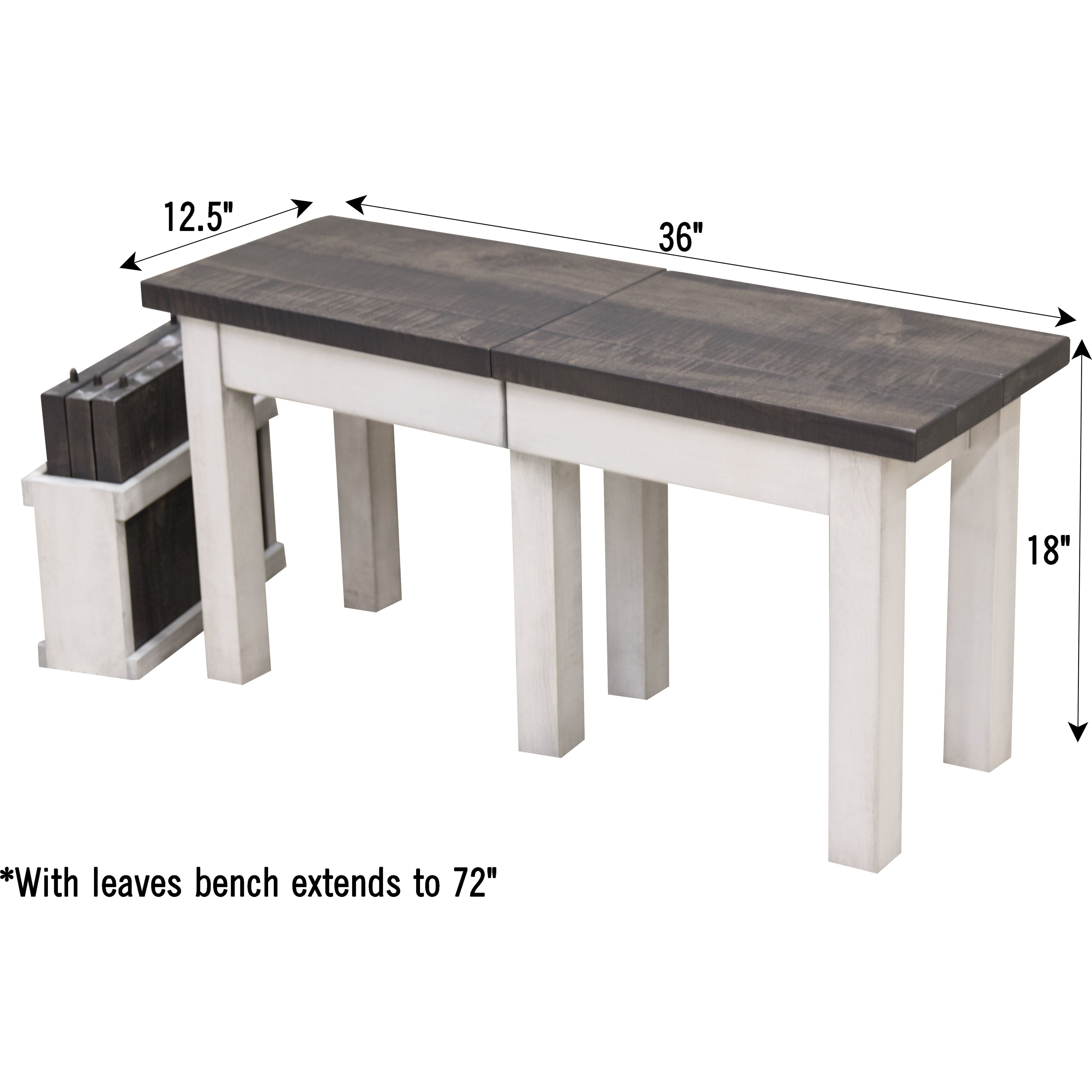 Straight Leg Expandable Bench, 3' to 6'