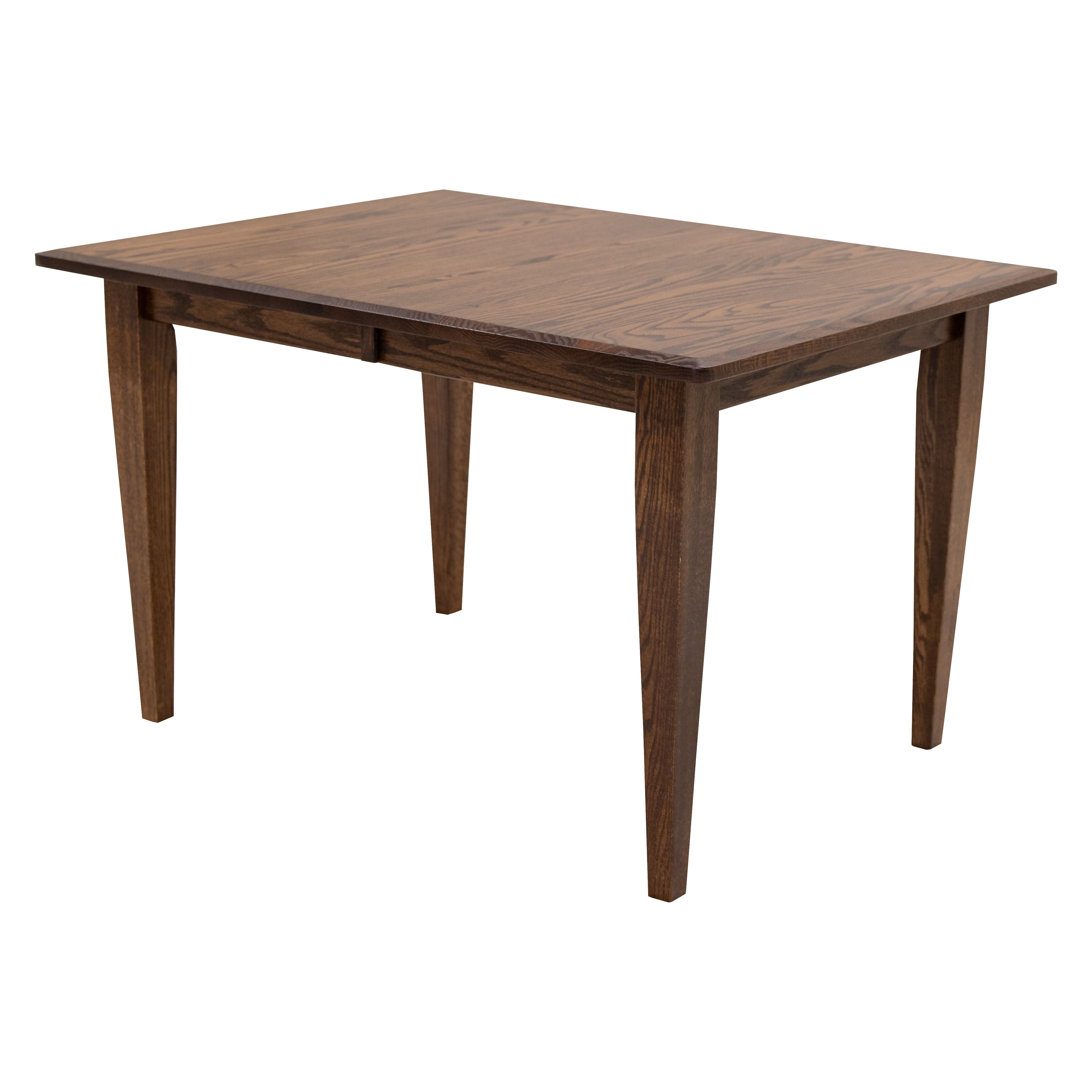 Lakeland Shaker Oak Wood Small Rectangle Kitchen Table | ASB