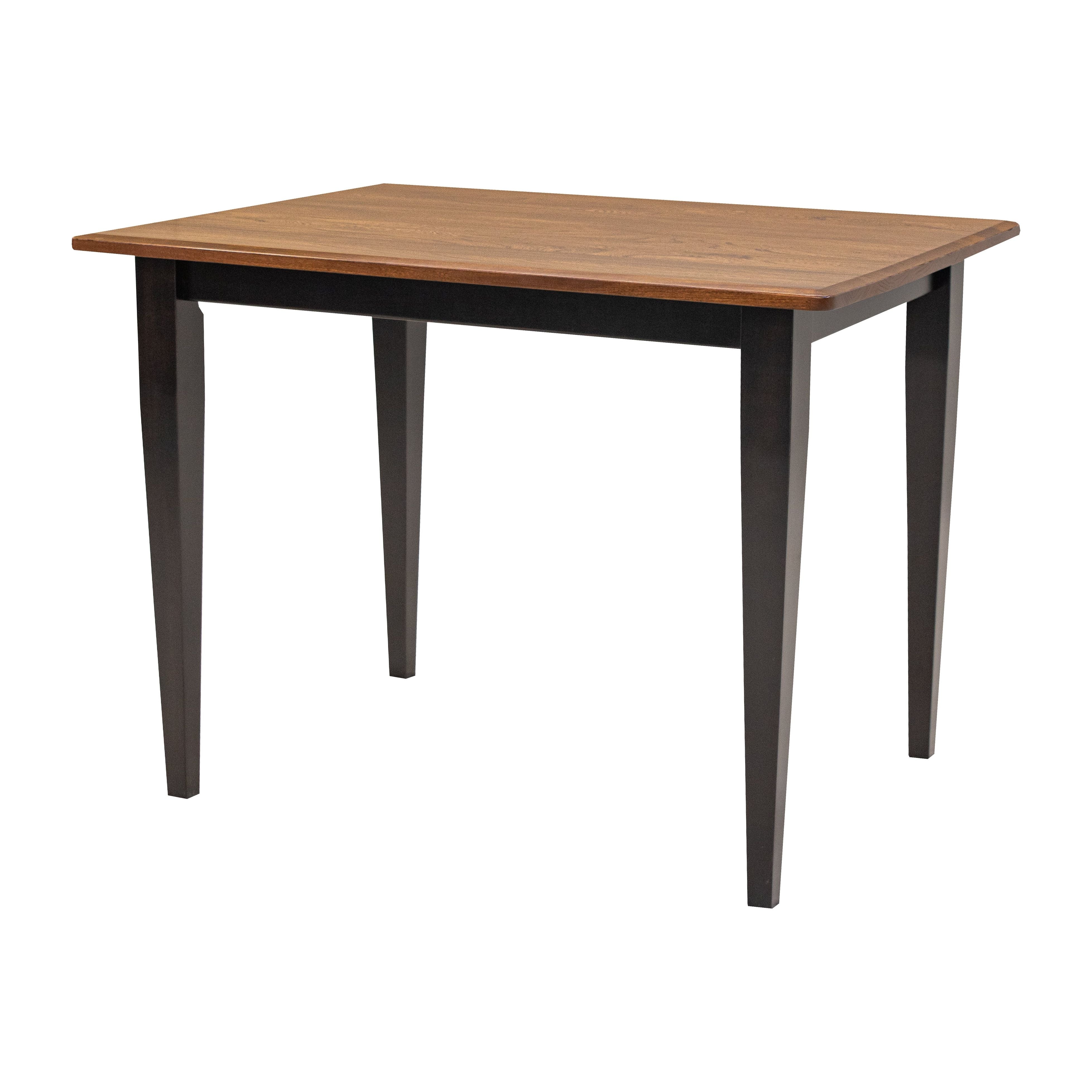 Camden Shaker Black & Wood Extending Pub Table | M-EB&E-MC