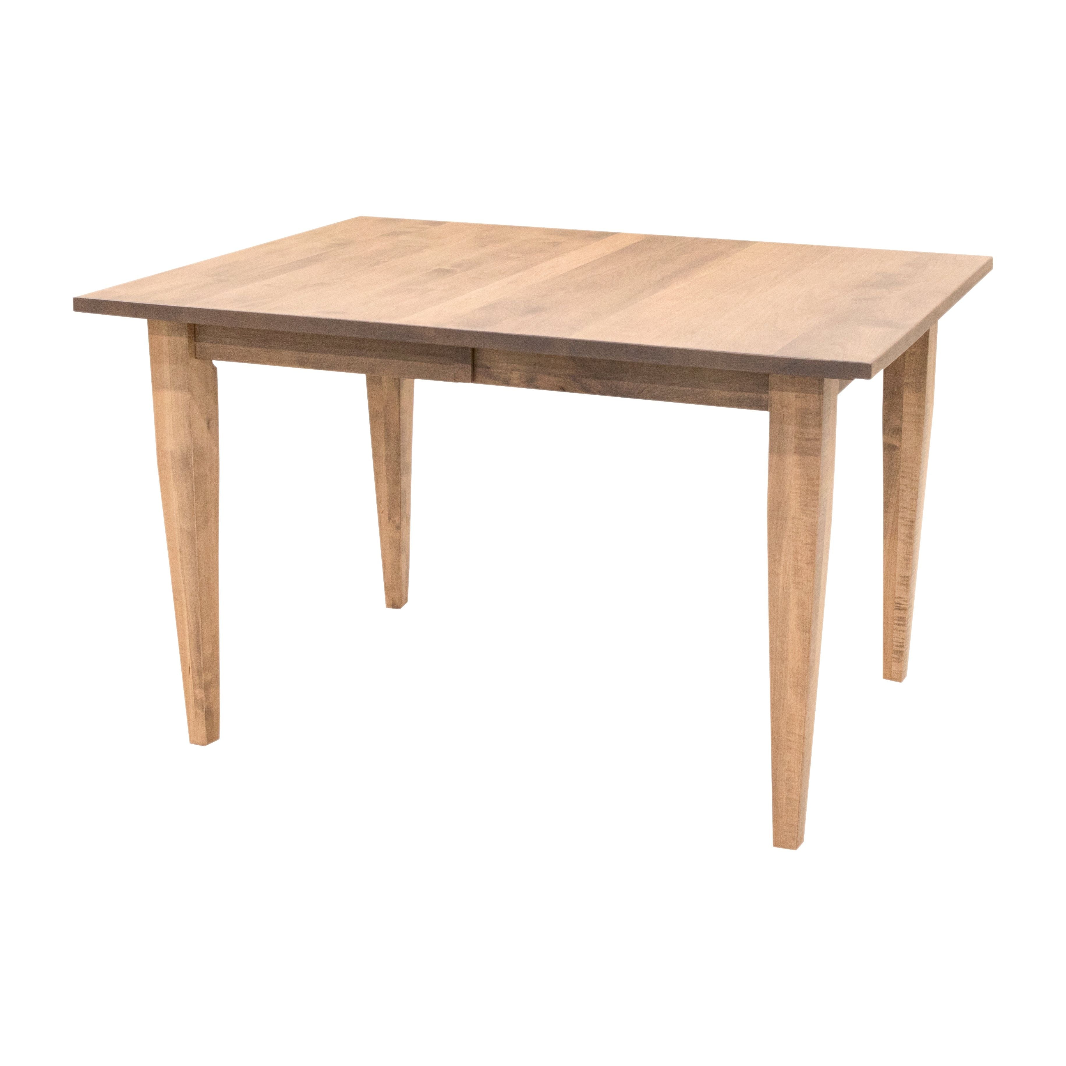 Lakeland Shaker Maple Wood Small Rectangle Kitchen Table | DS