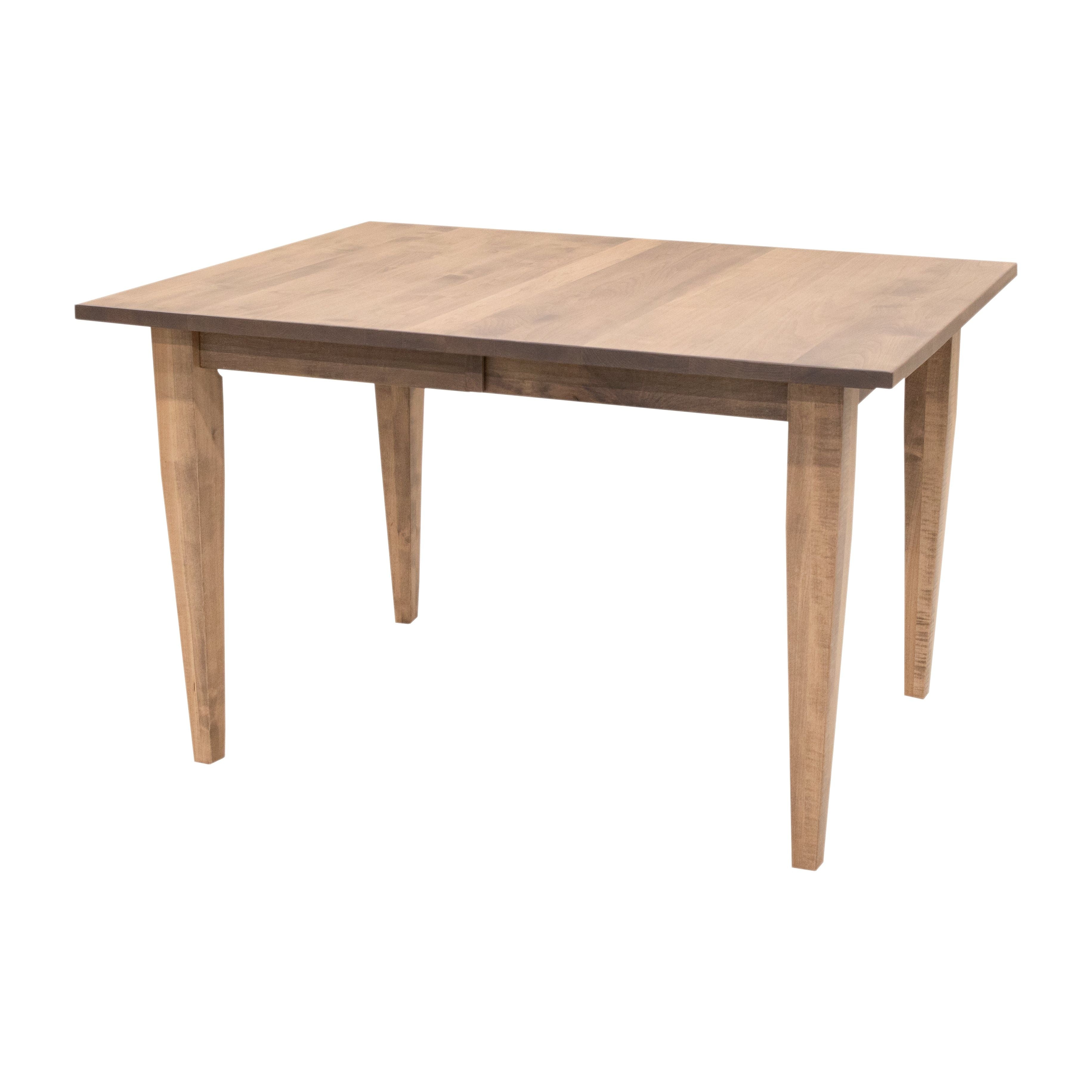 Lakeland Shaker Maple Wood Small Rectangle Kitchen Table | WB