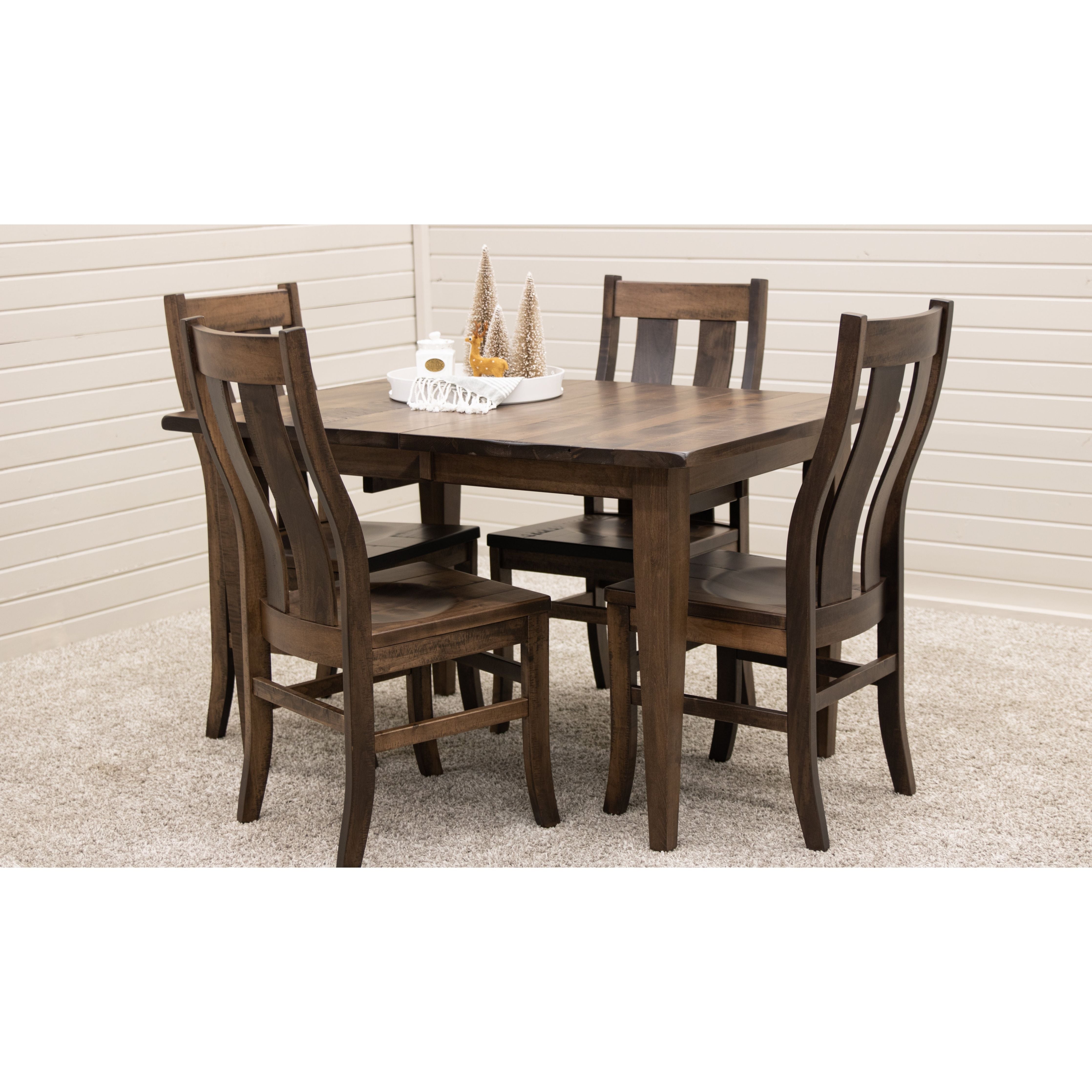 Arlington Straight Top Maple Wood Side Dining Chair | CO