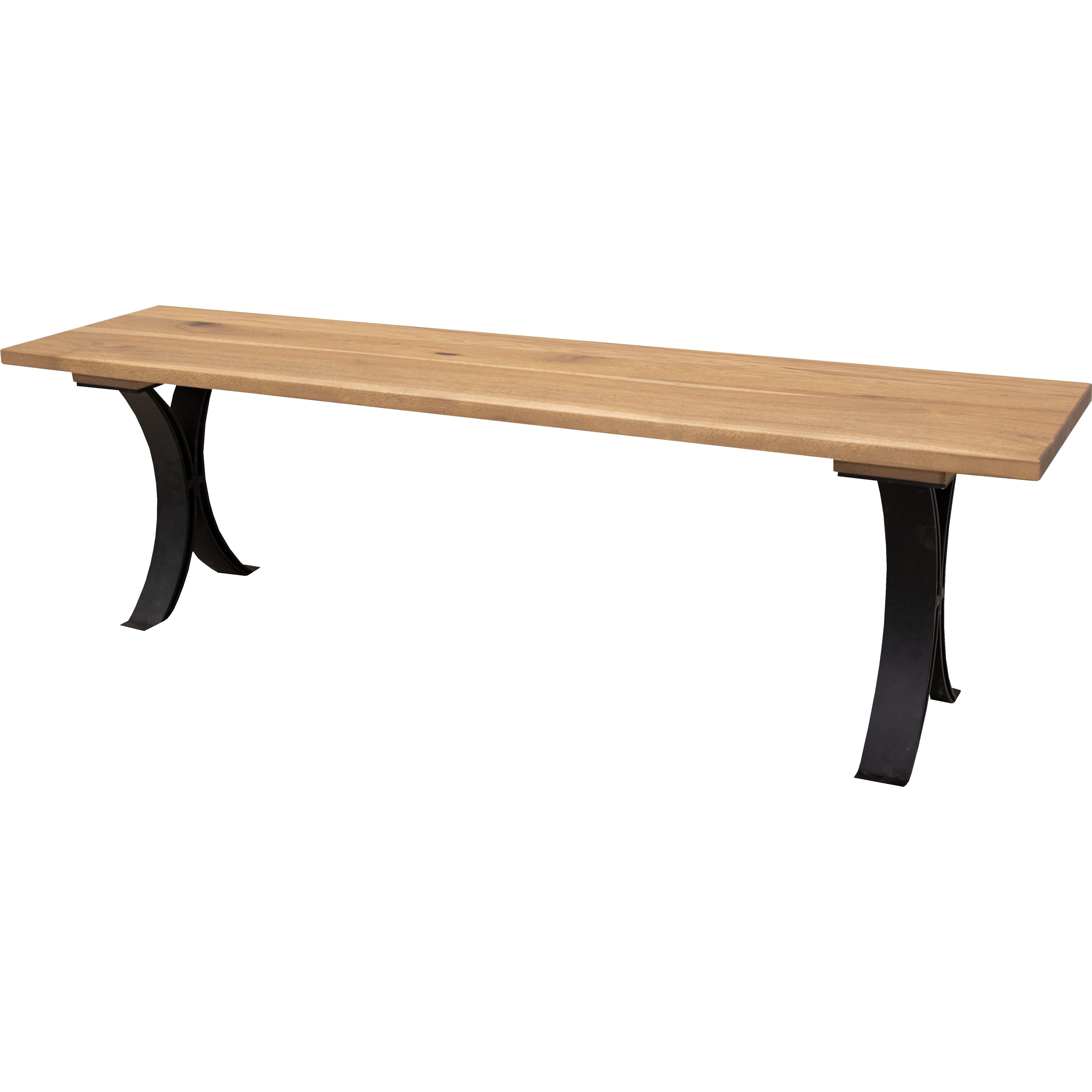 Eclipse Hickory Wood Dining Bench | WB