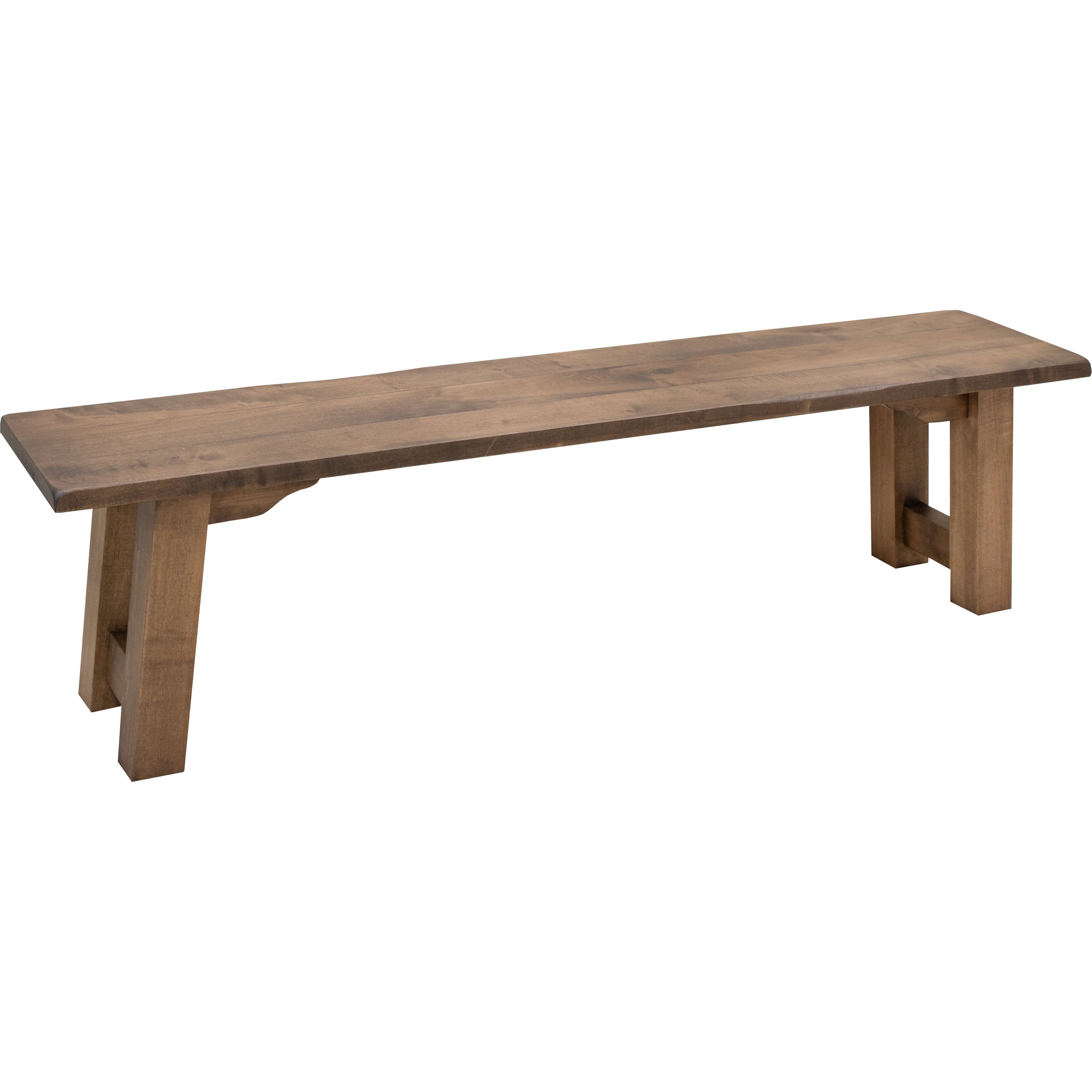 Settler's Maple Wood Dining Bench | CO