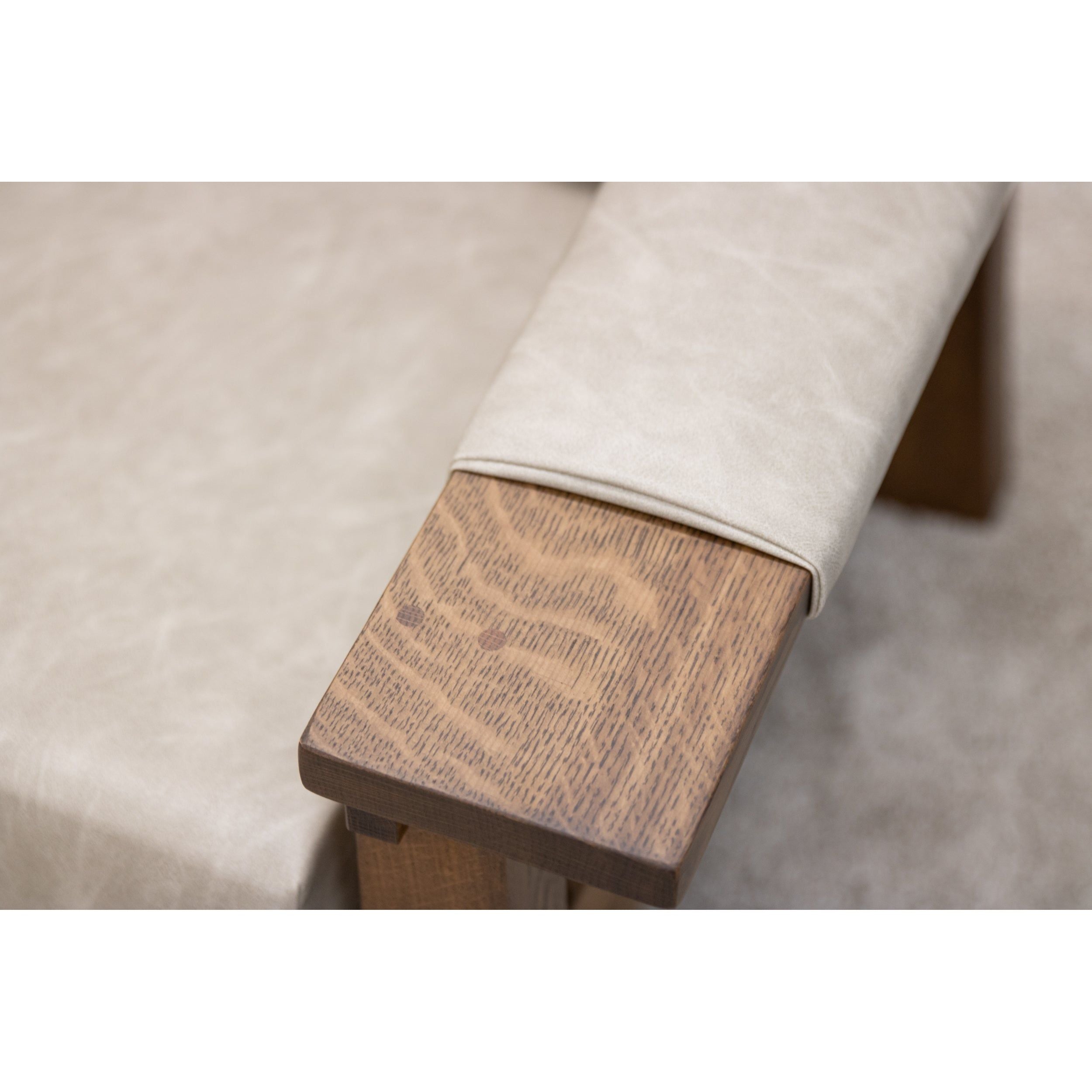 Craftsman Mission Wallhugger Recliner with Wood Arms | 4-148