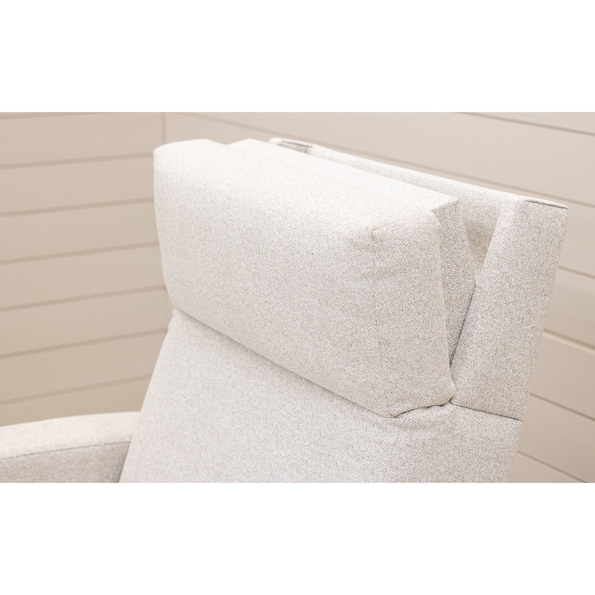 Modern Shaker White Push Back Recliner | 23-13