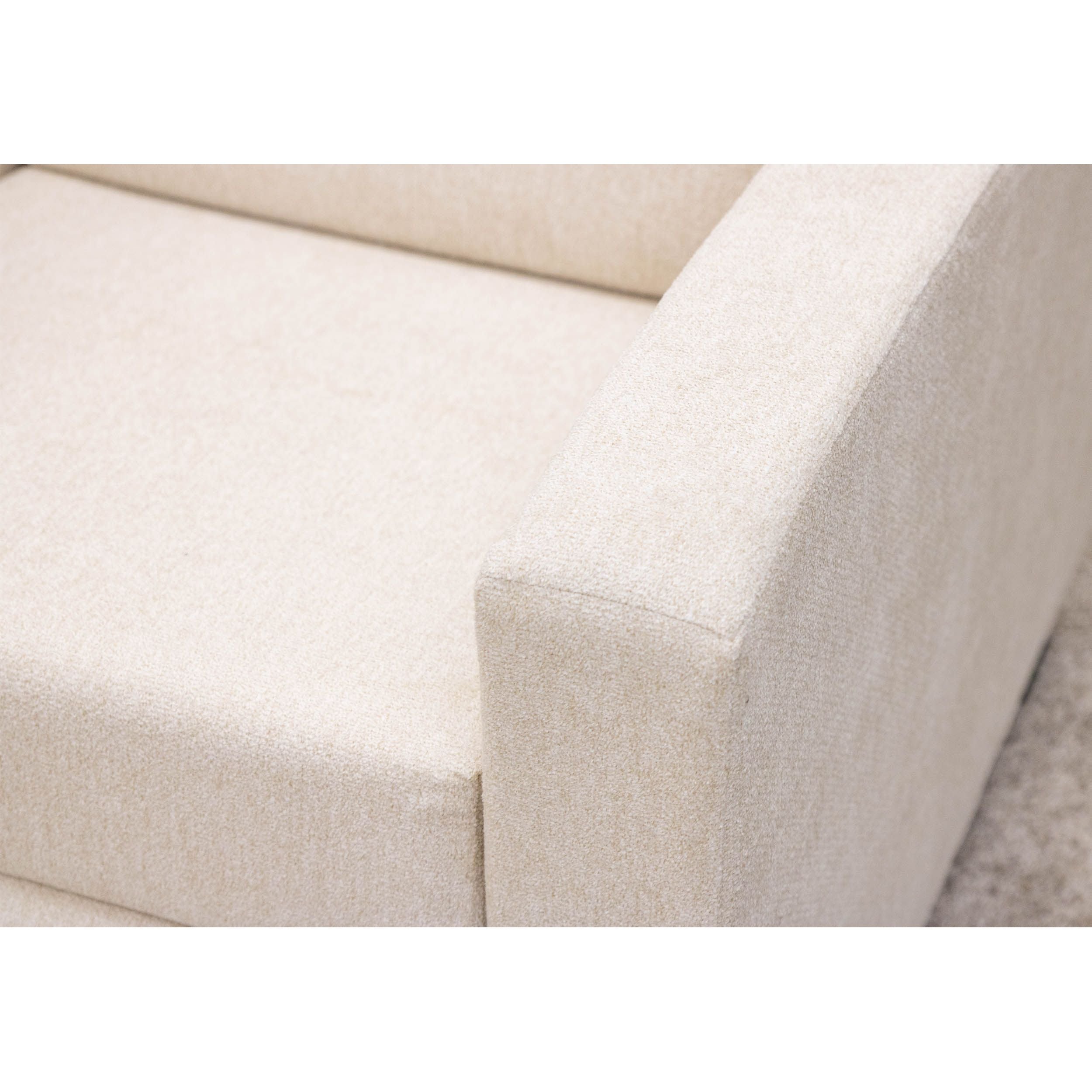 Modern Shaker Cream Push Back Recliner | C22-6