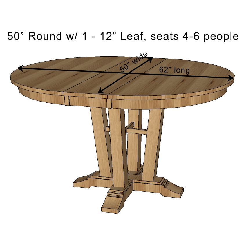 Albany Round Extending Pub Table