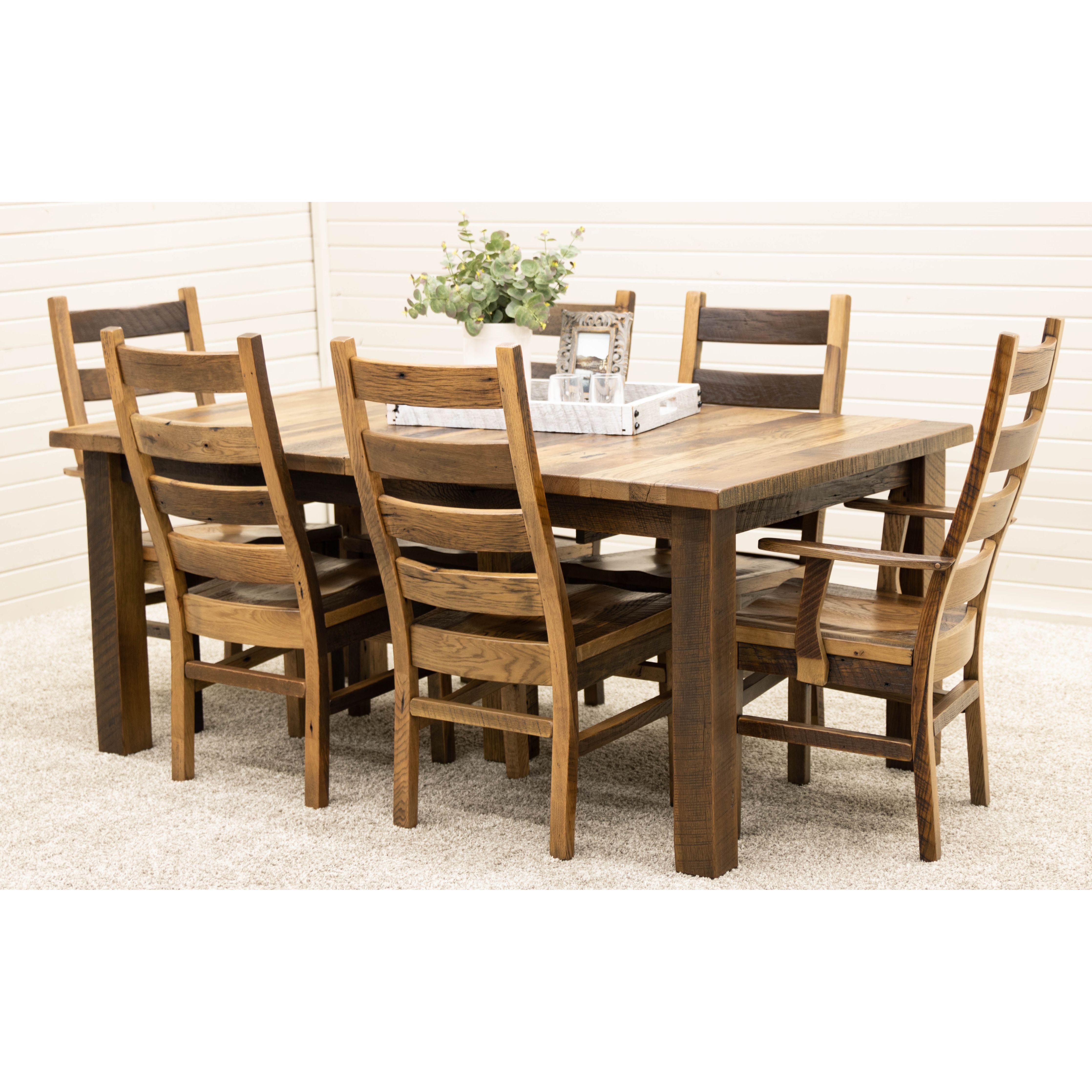 Bradford Reclaimed Wood Extending Dining Table