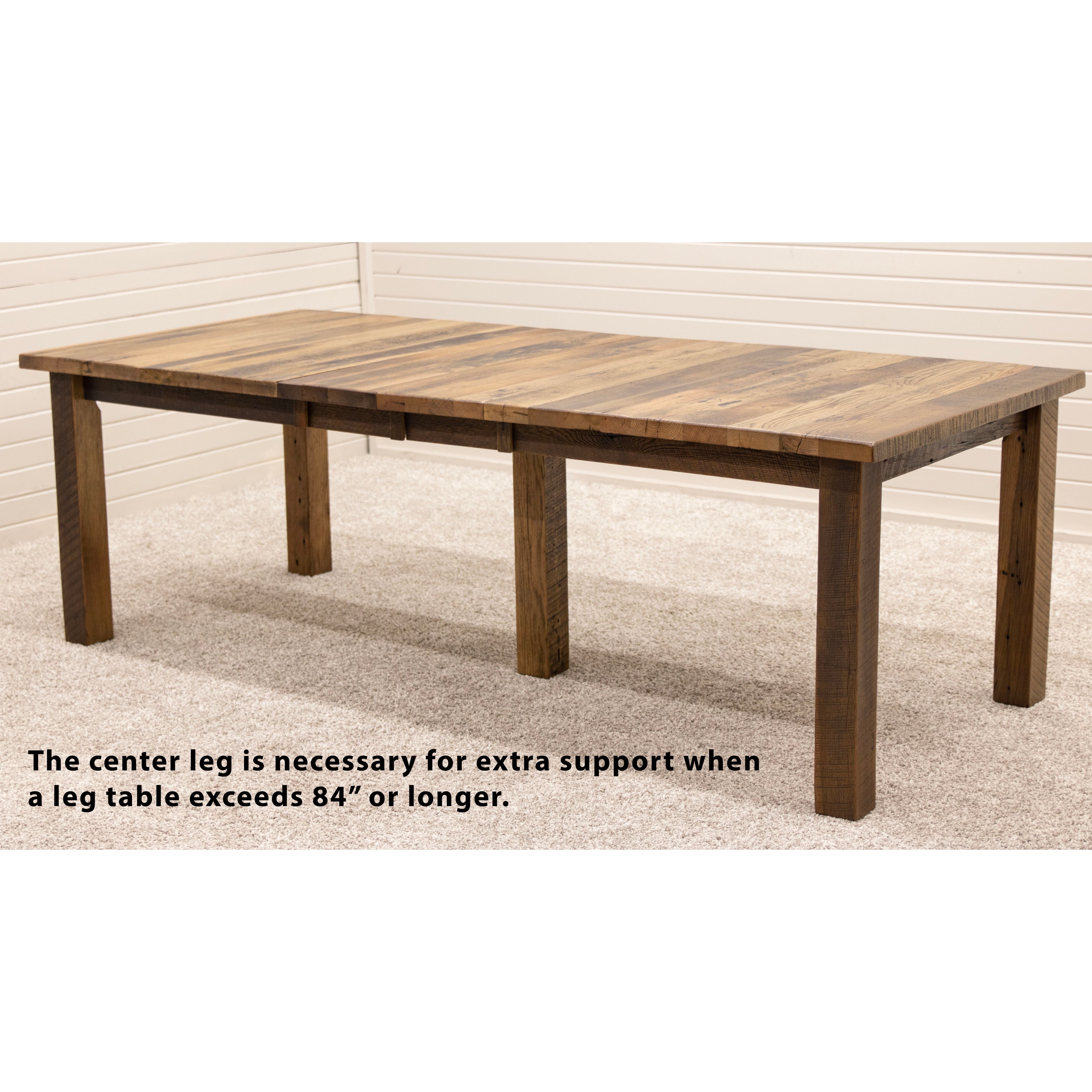 Bradford Reclaimed Wood Extending Dining Table