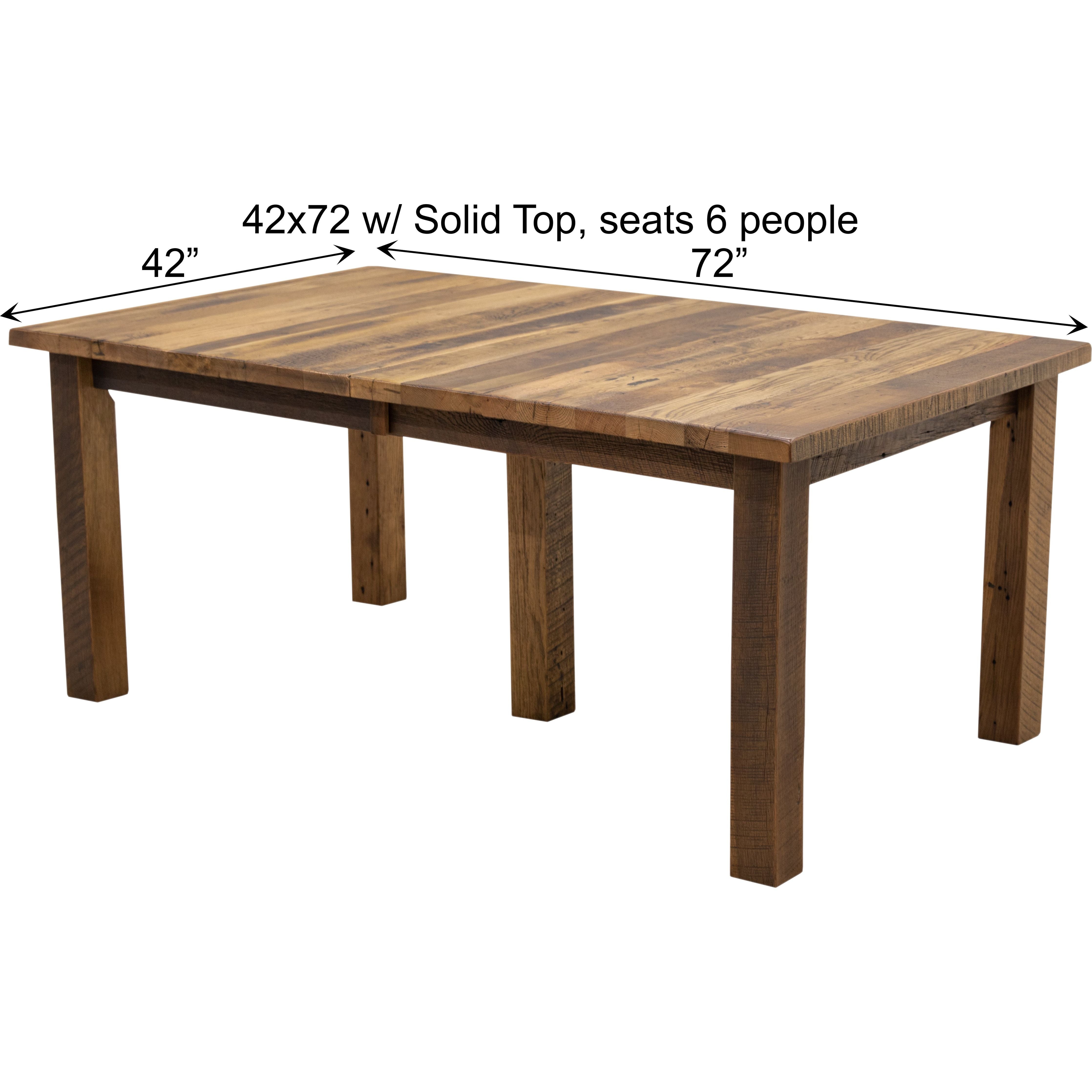 Bradford Reclaimed Wood Extending Dining Table