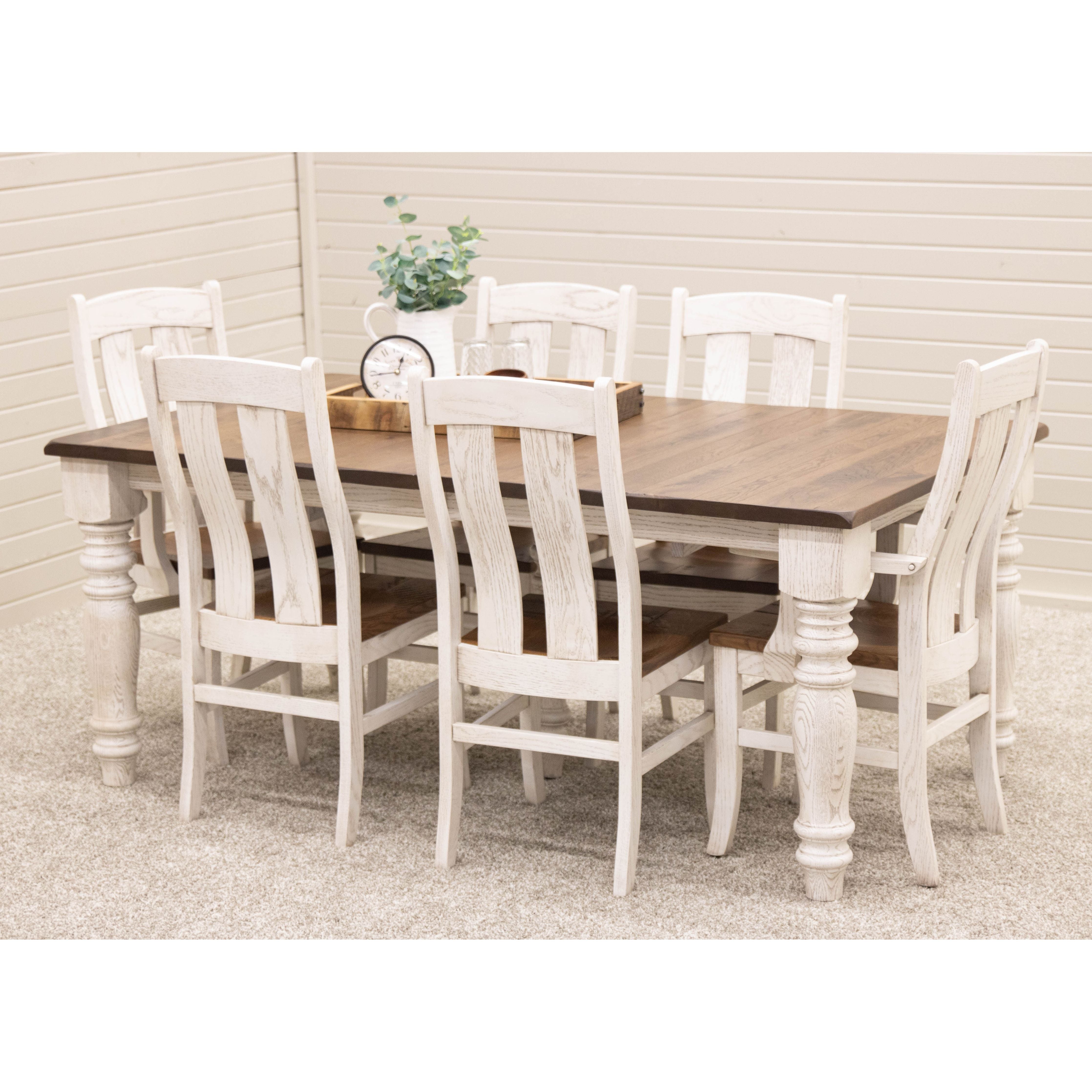 Arlington White & Wood Side Dining Chair | O-CS&RWO-CO