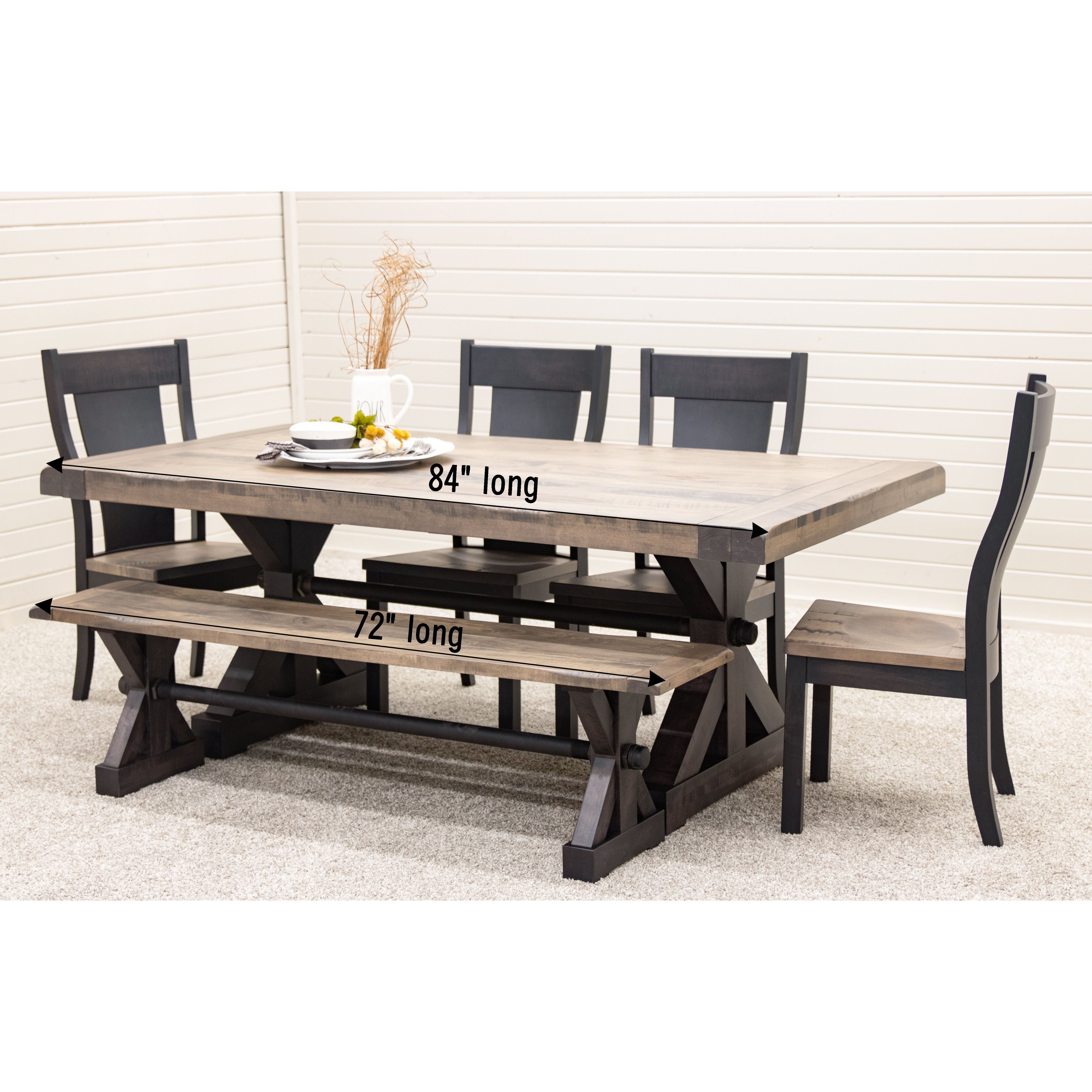 Jasper Black & Wood Arm Dining Chair | M-DK&SP