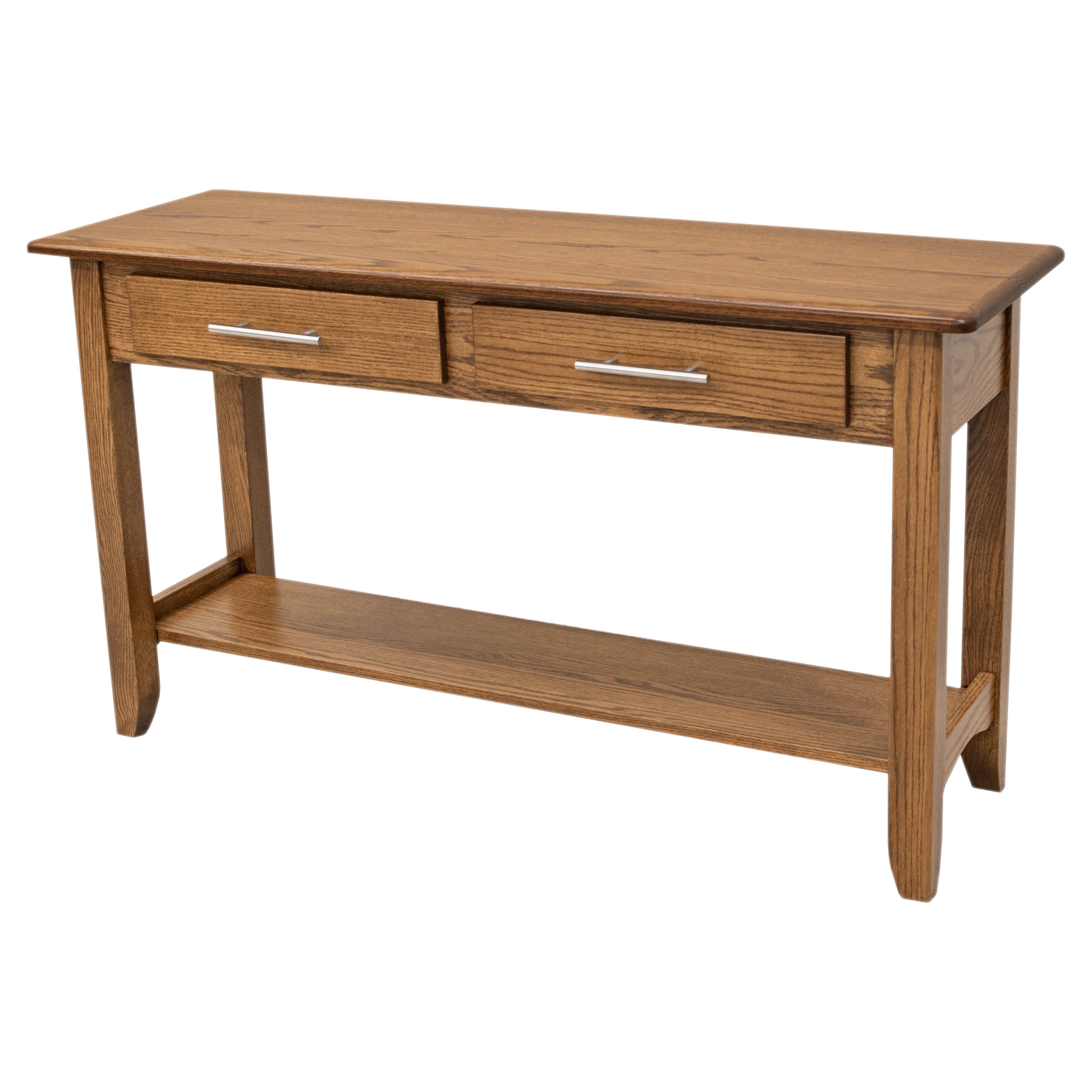 Austin Oak Wood Open Sofa Table | HC