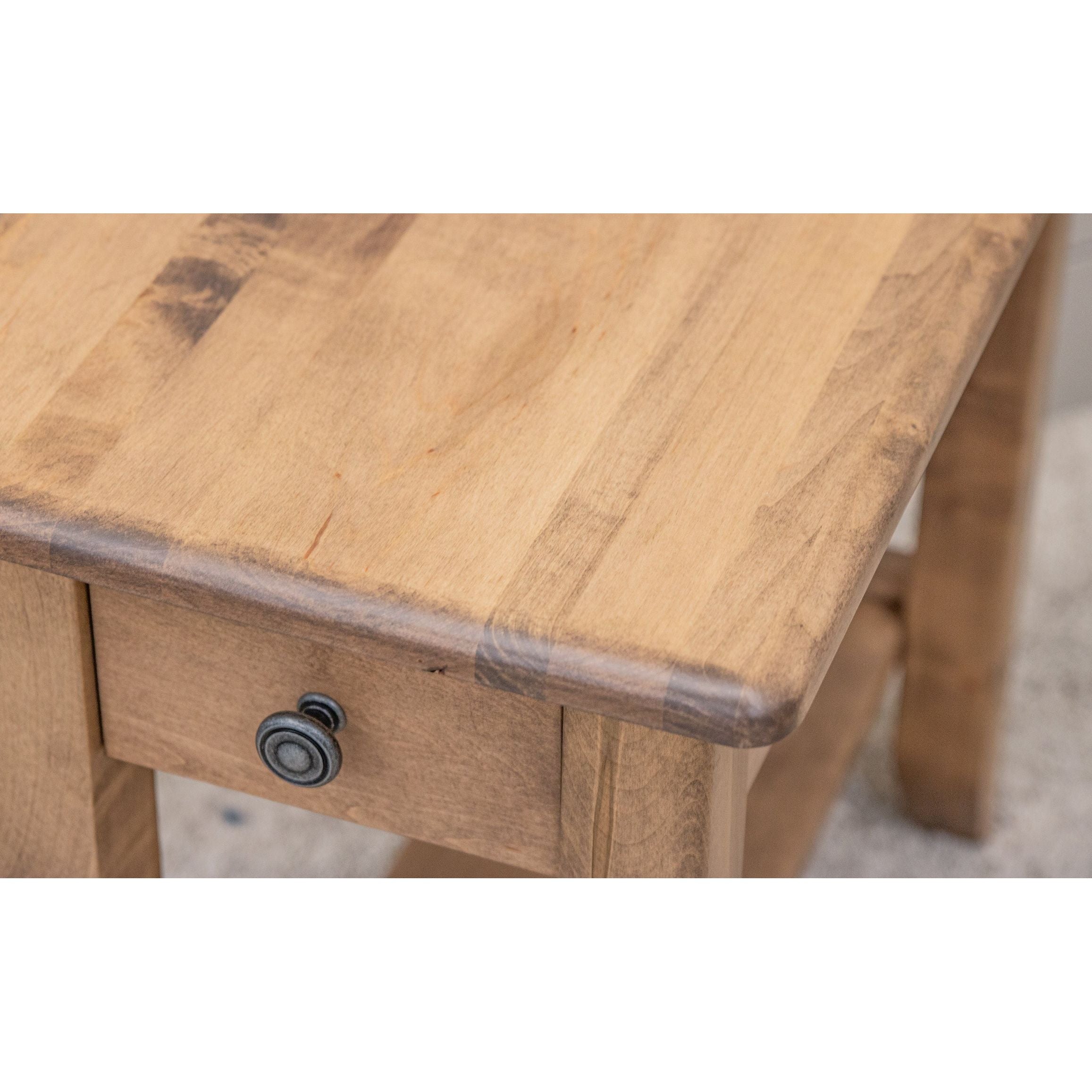 Austin Maple Wood Small Rectangle Open End Table | WB