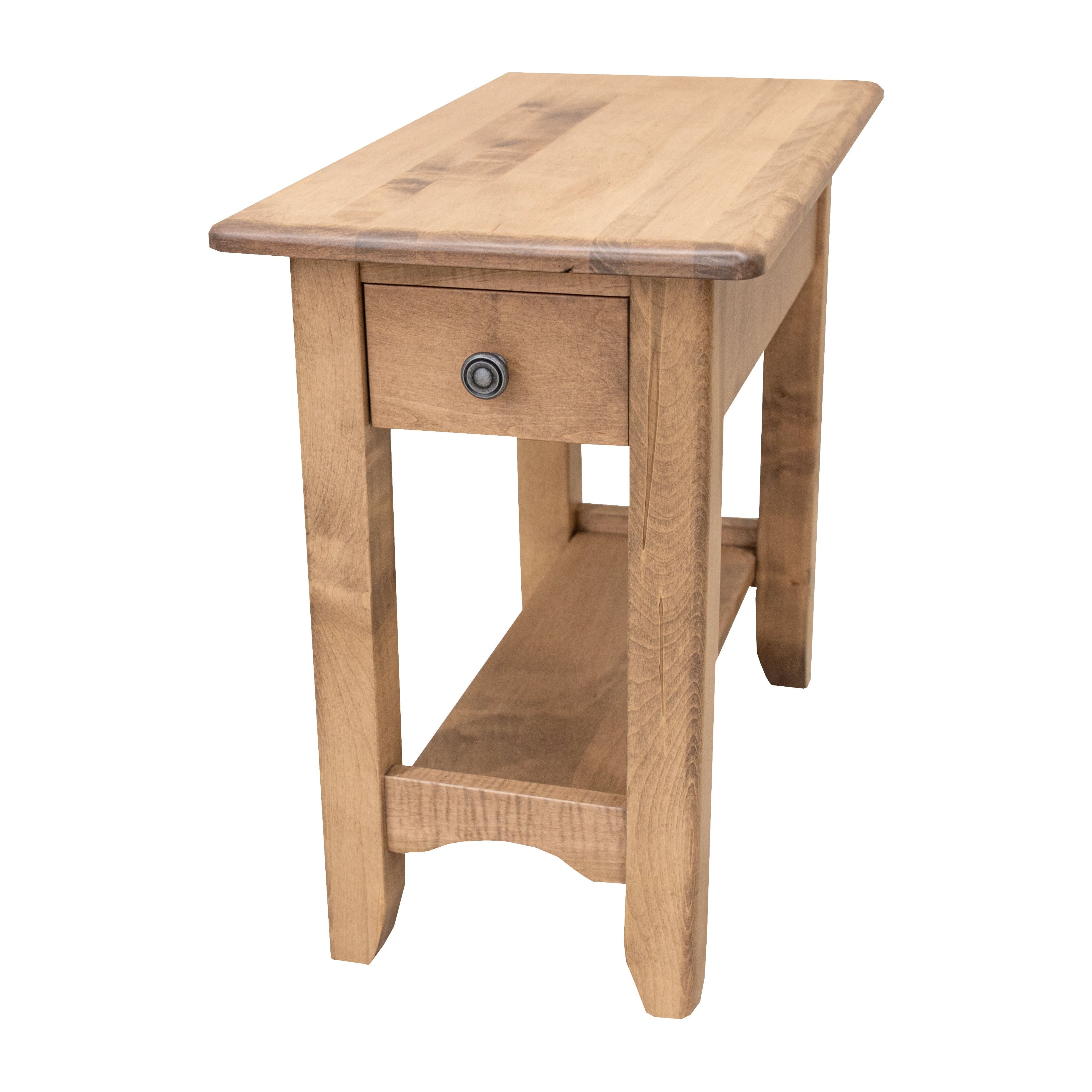 Austin Maple Wood Small Rectangle Open End Table | WB
