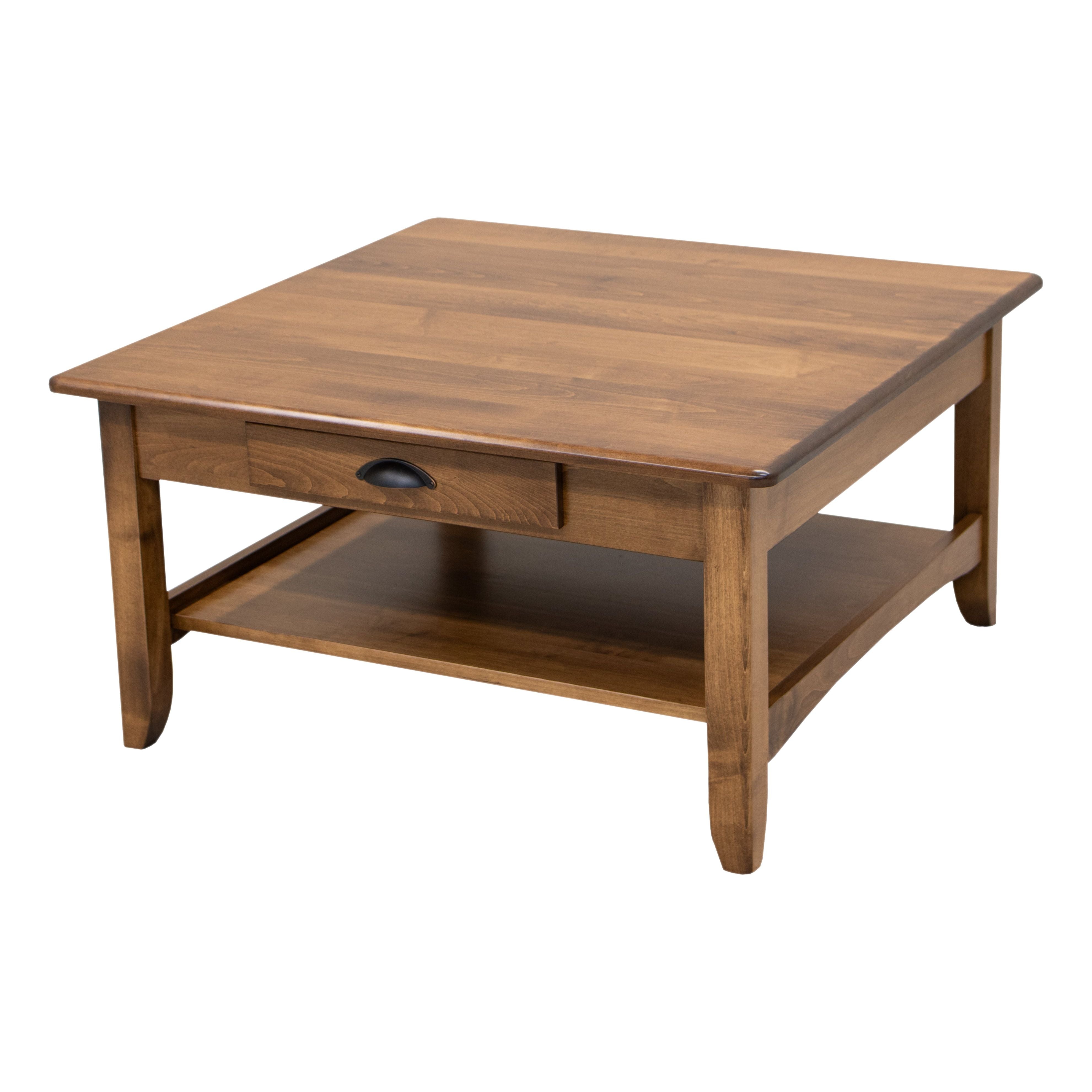 Austin Maple Wood Square Open Coffee Table | HC