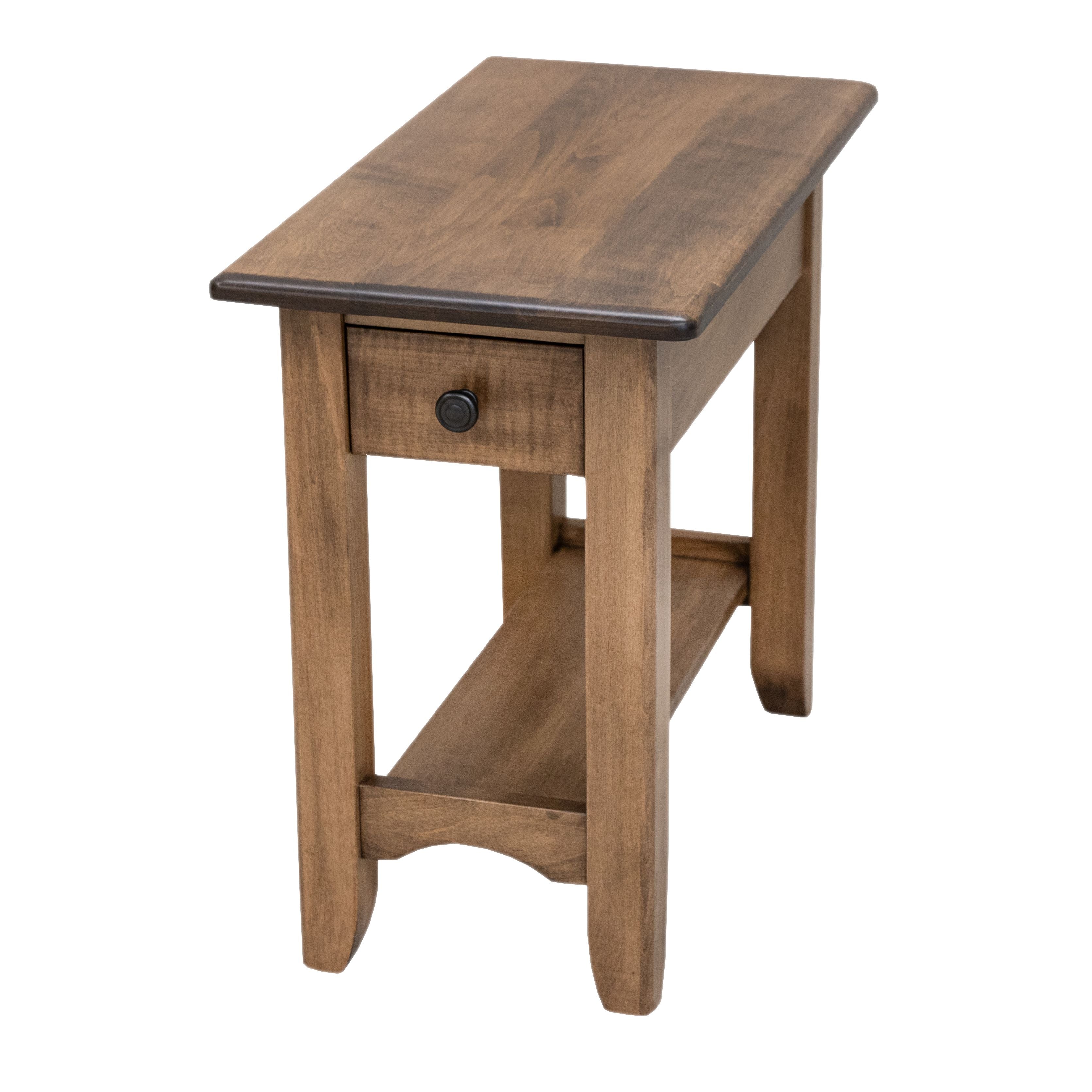 Austin Maple Wood Small Rectangle Open End Table | CO
