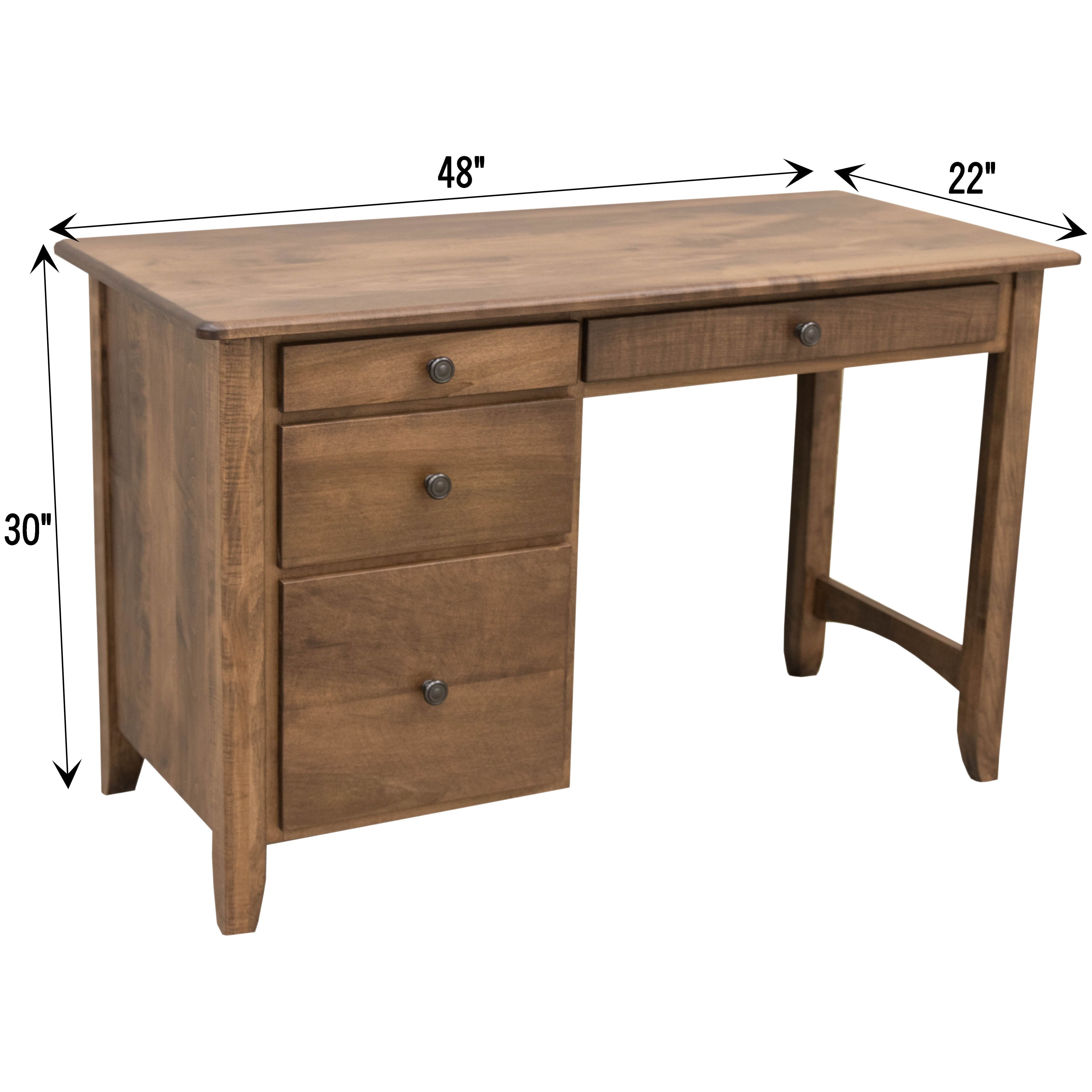 Austin Small Hickory Wood Desk | MC