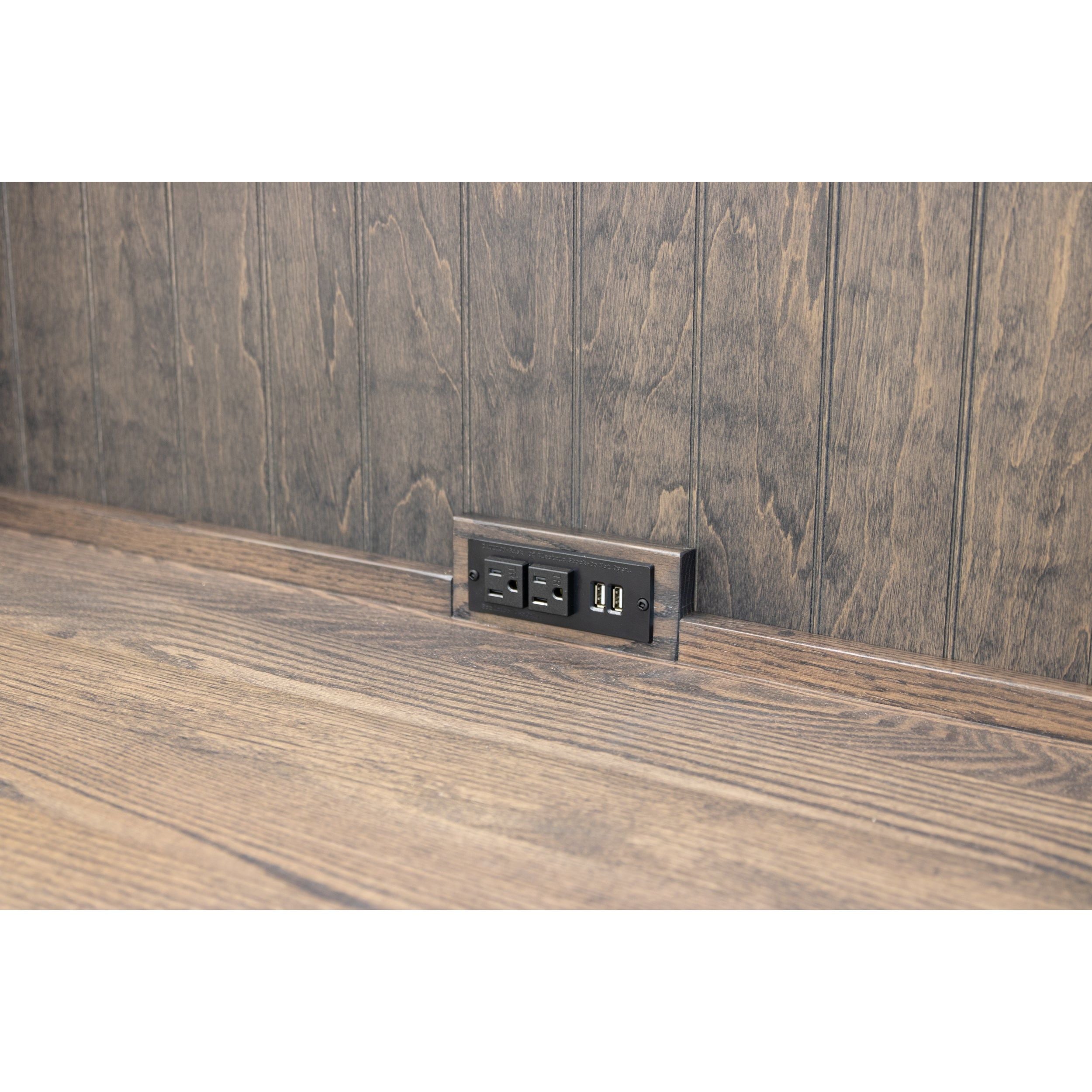 Barn Door Oak Wood Coffee Bar | SB