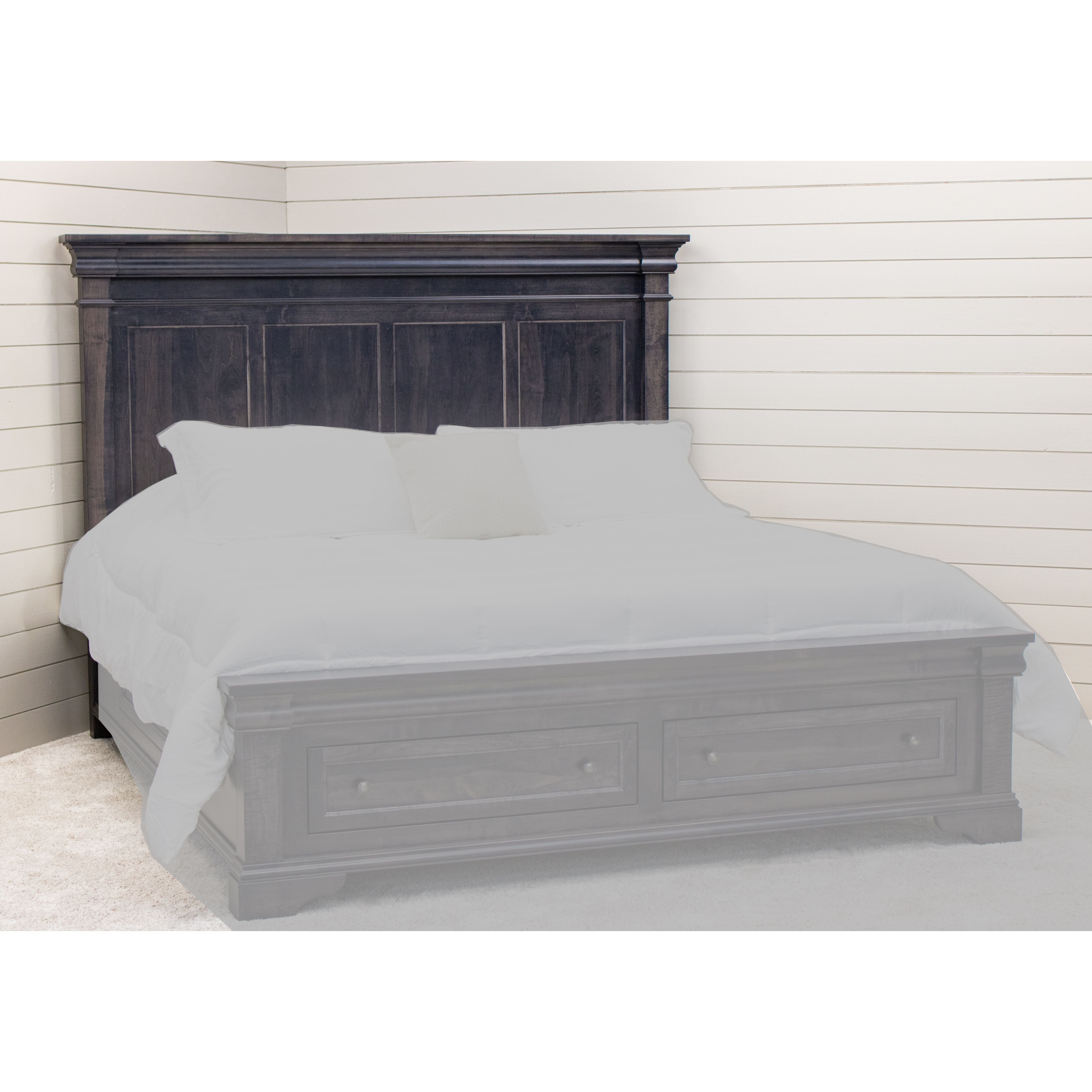 Belmont King Maple Wood Storage Platform Bed | GS