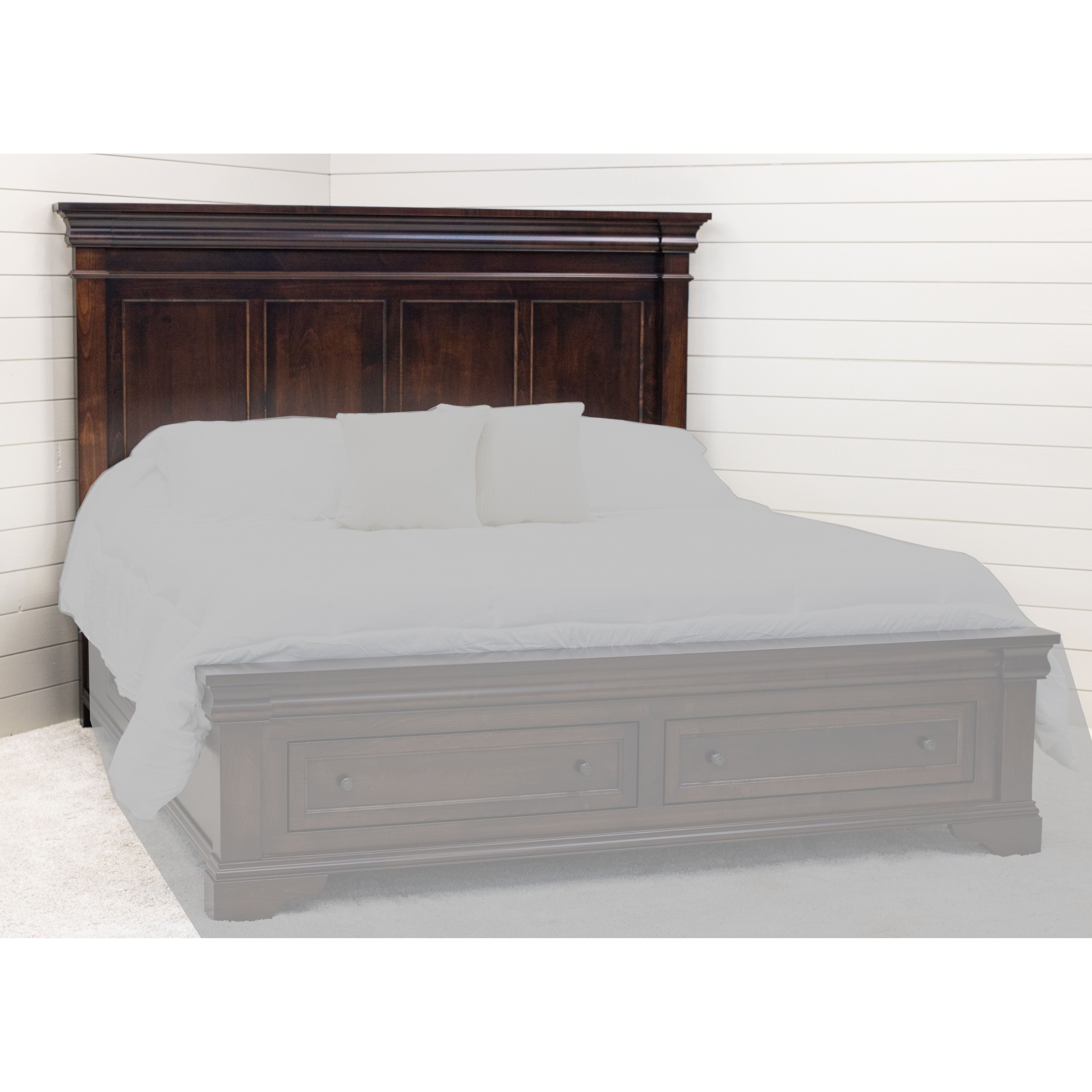 Belmont King Maple Wood Storage Platform Bed | RT