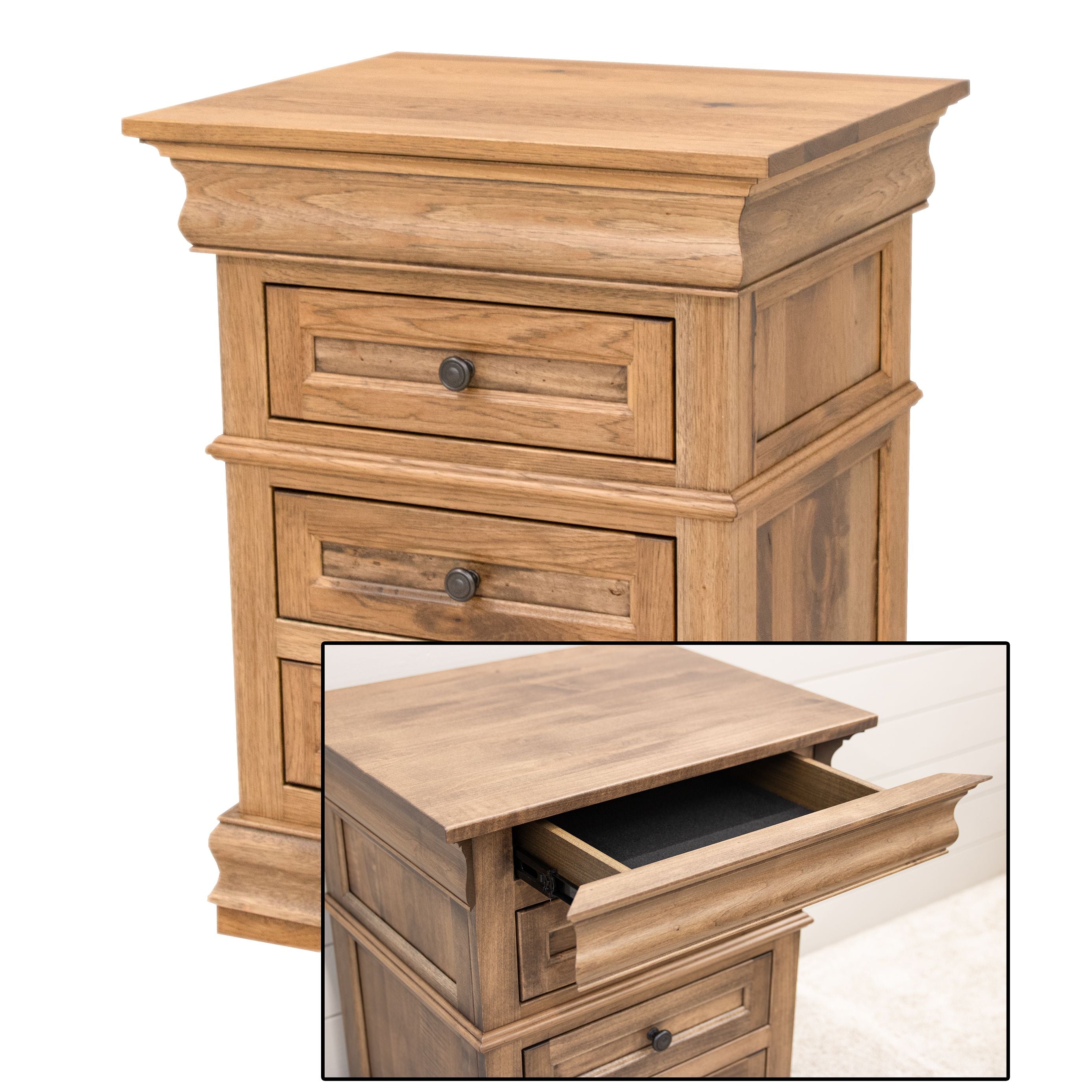 Belmont 3-Drawer Nightstand