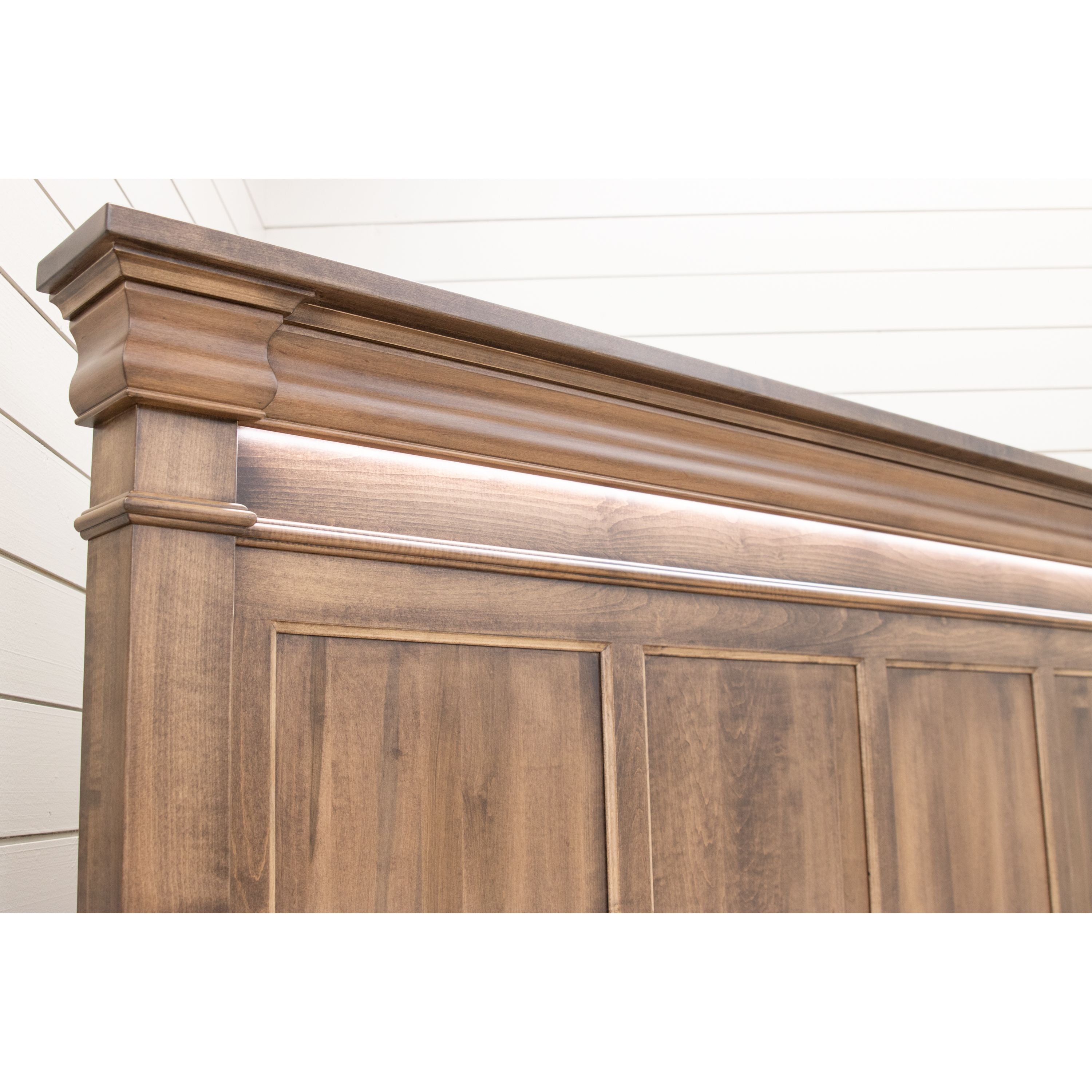 Belmont California King Black Maple Wood Storage Platform Bed | EB