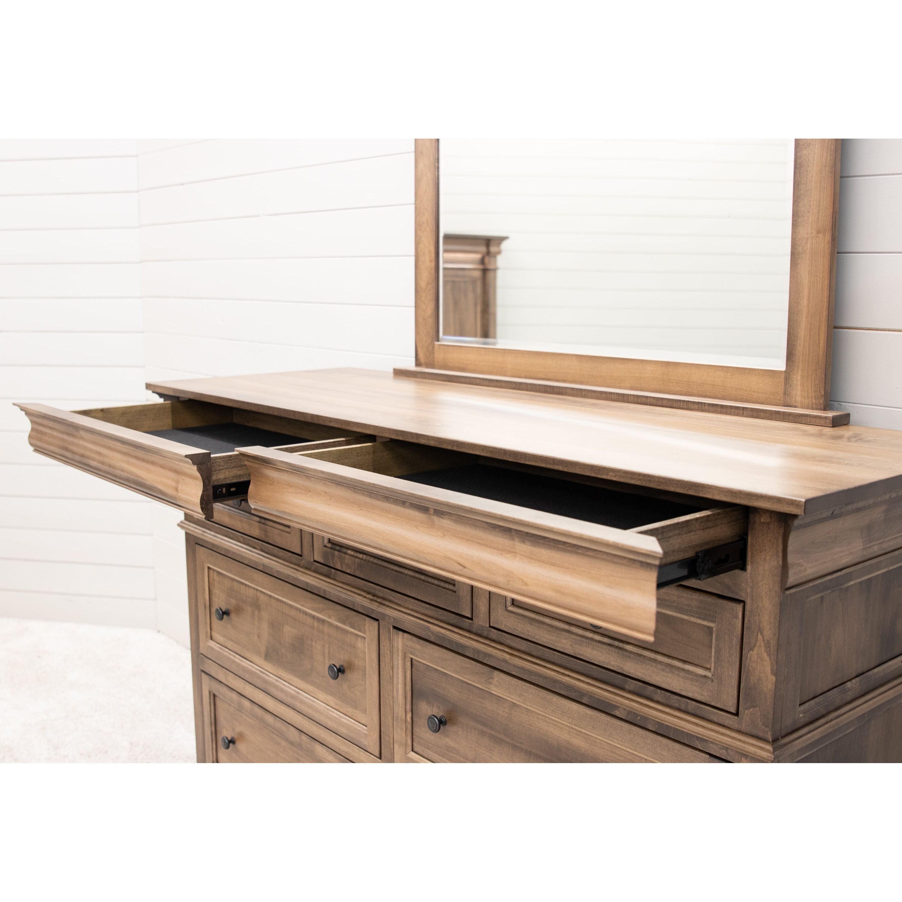 Belmont Maple Wood 7-Drawer Tall Dresser | CO