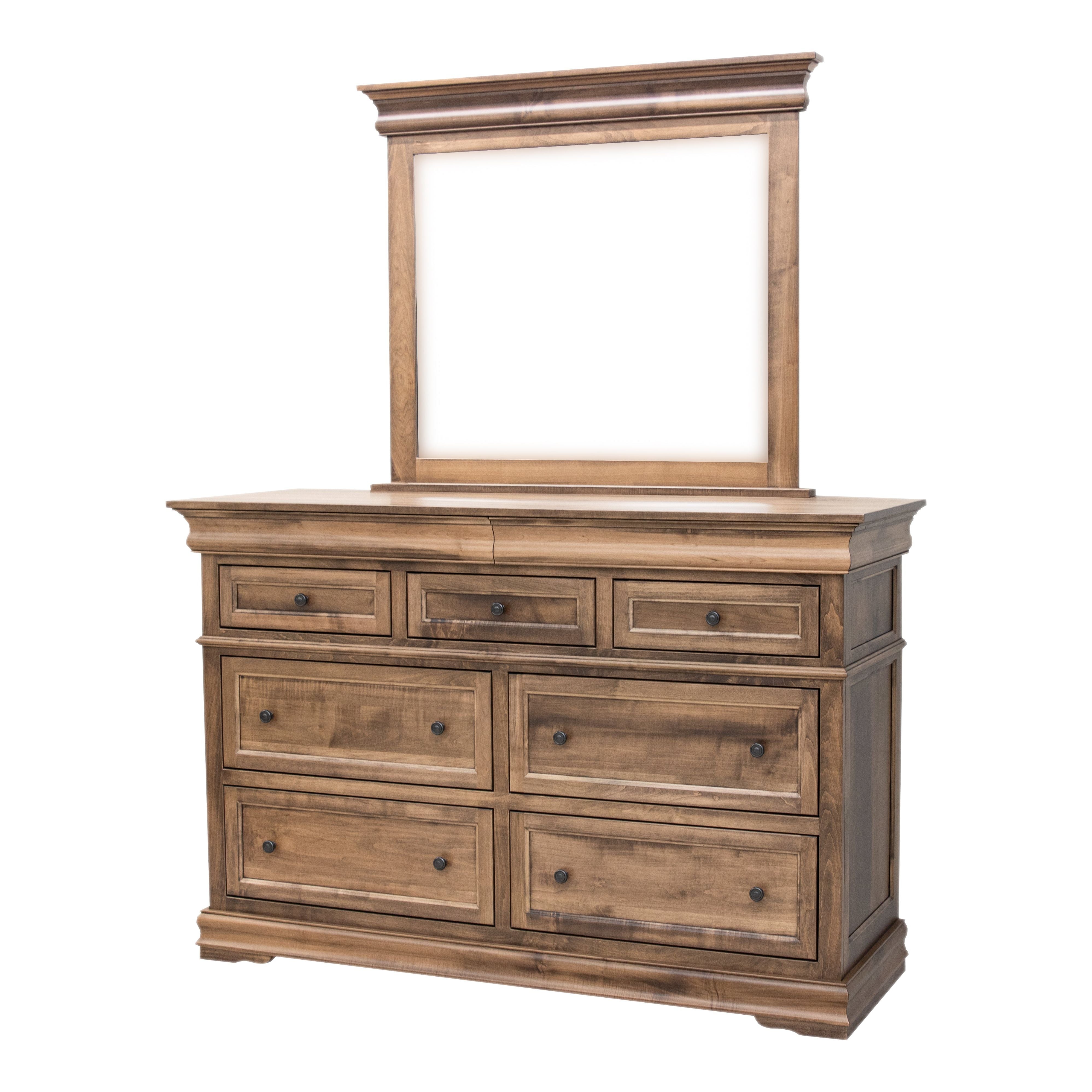 Belmont Maple Wood 7-Drawer Tall Dresser | CO