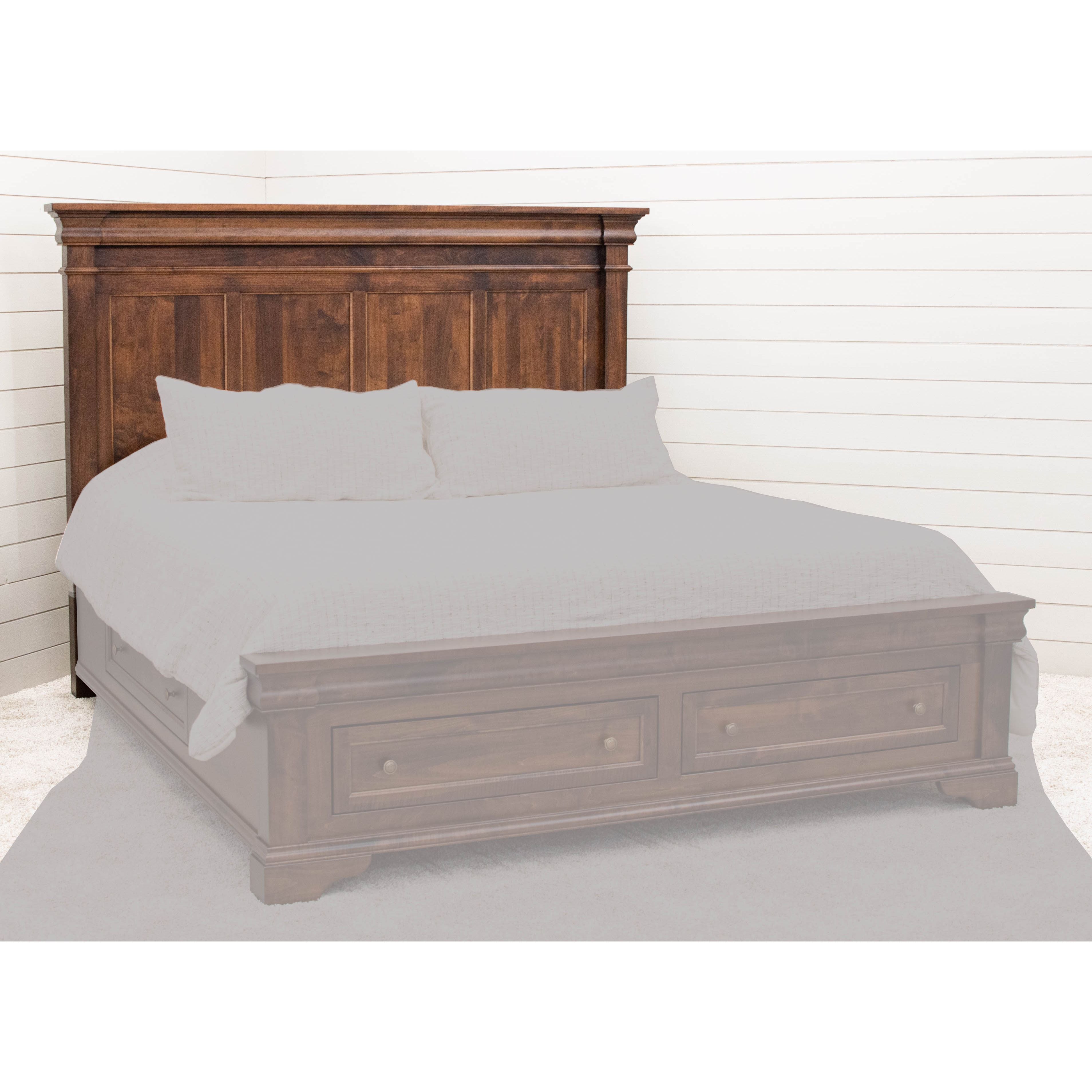 Belmont Full Maple Wood Storage Platform Bed | ASB