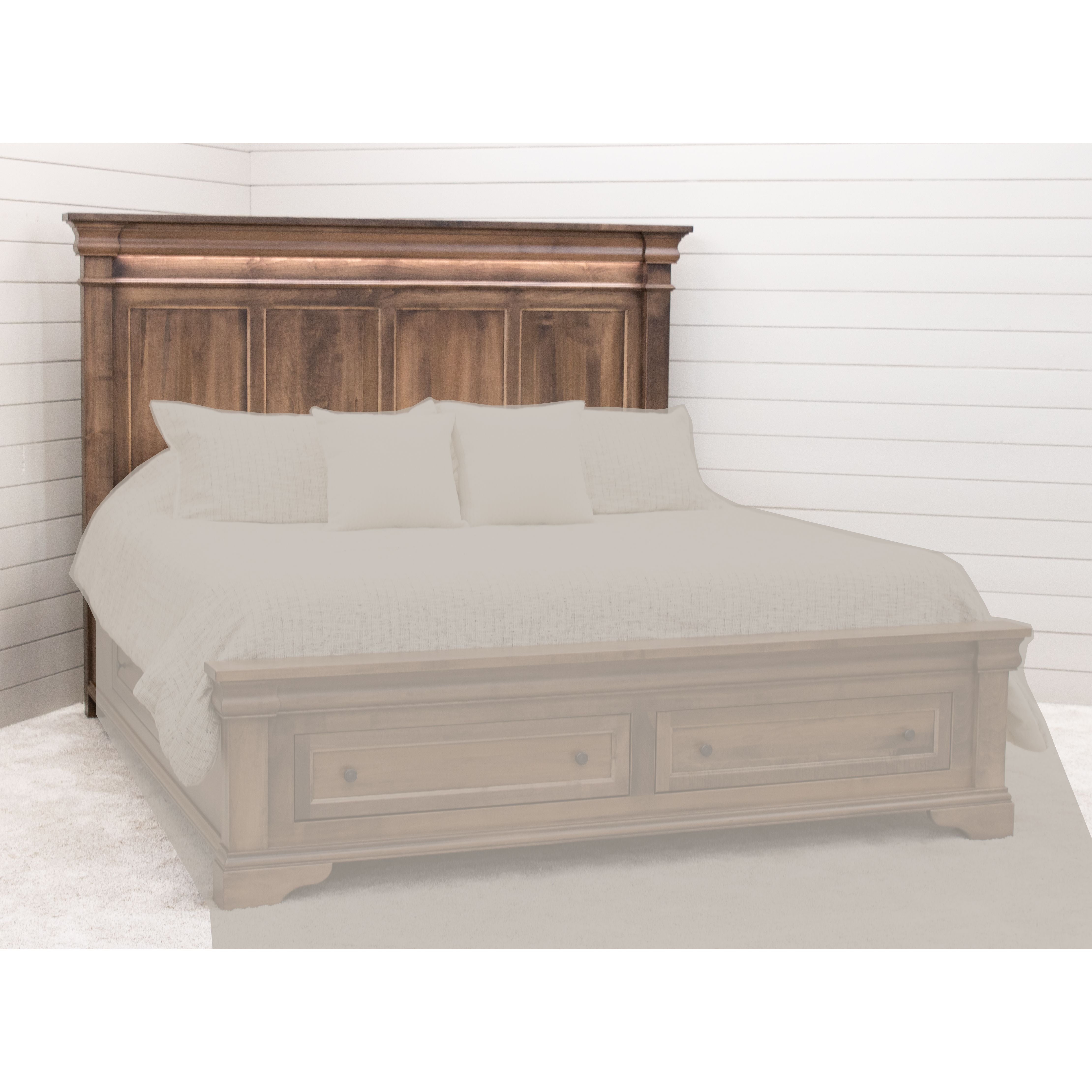 Belmont King Maple Wood Storage Platform Bed | CO