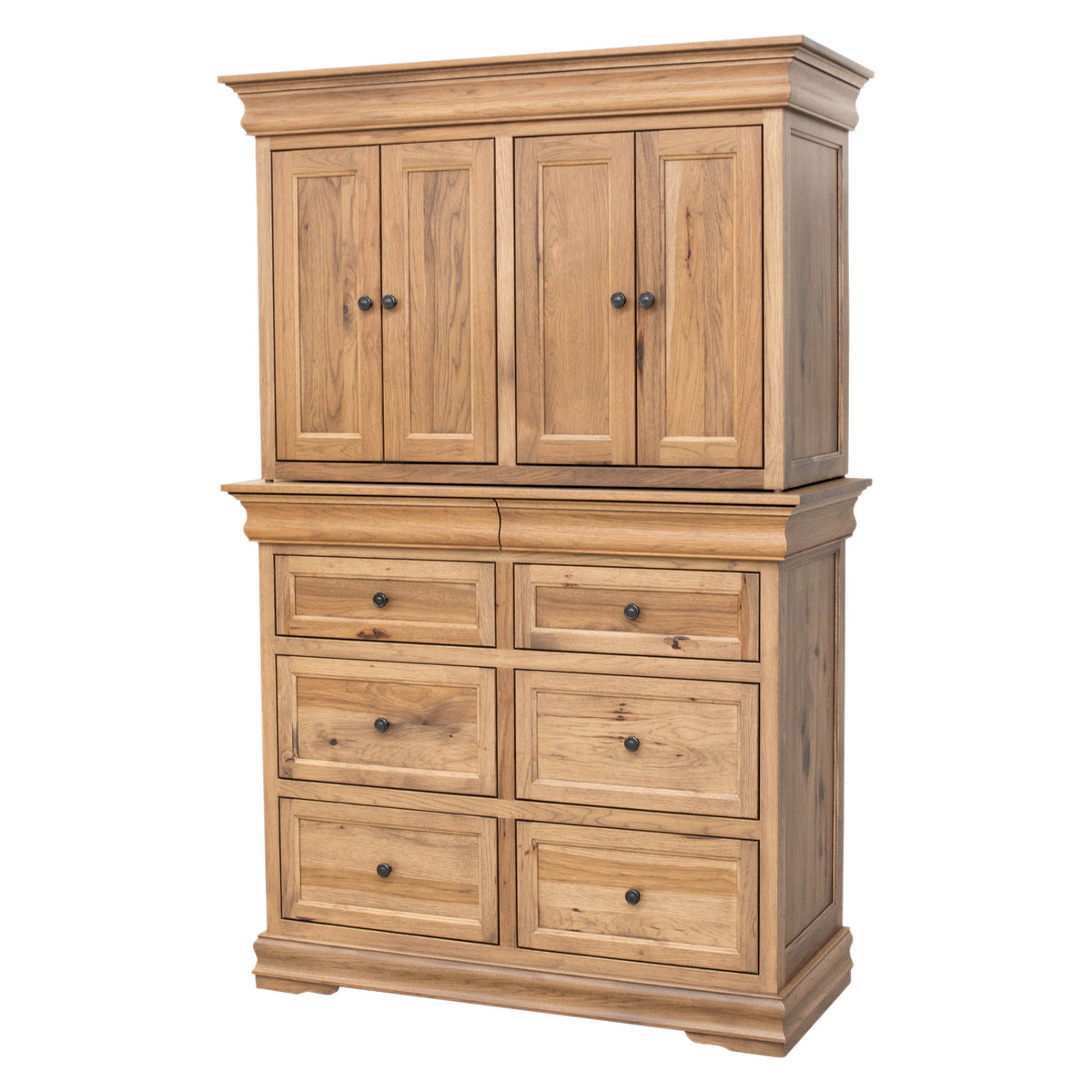 Belmont Hickory Wood Mule Chest Armoire | WB