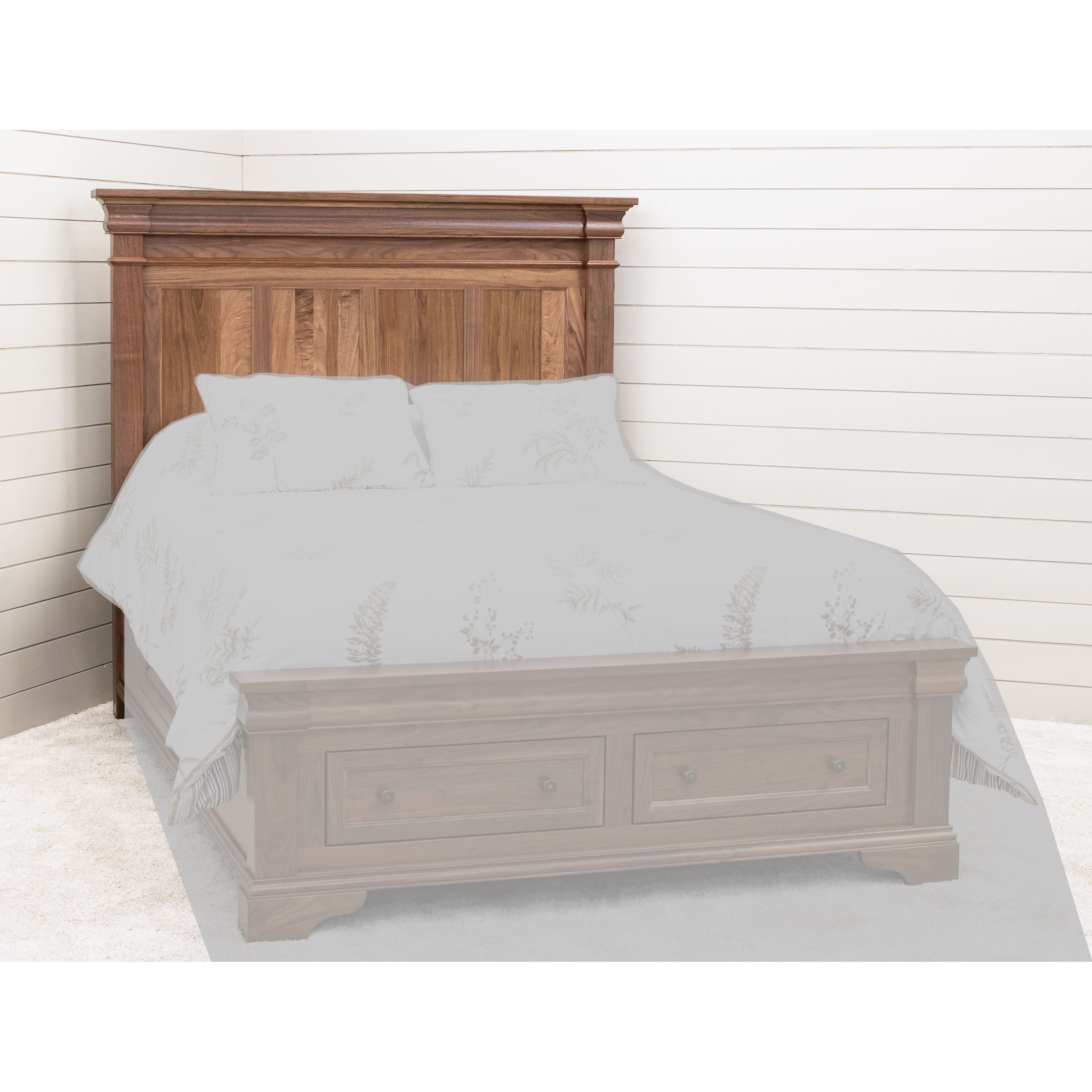 Belmont California King Walnut Wood Storage Platform Bed | NAT
