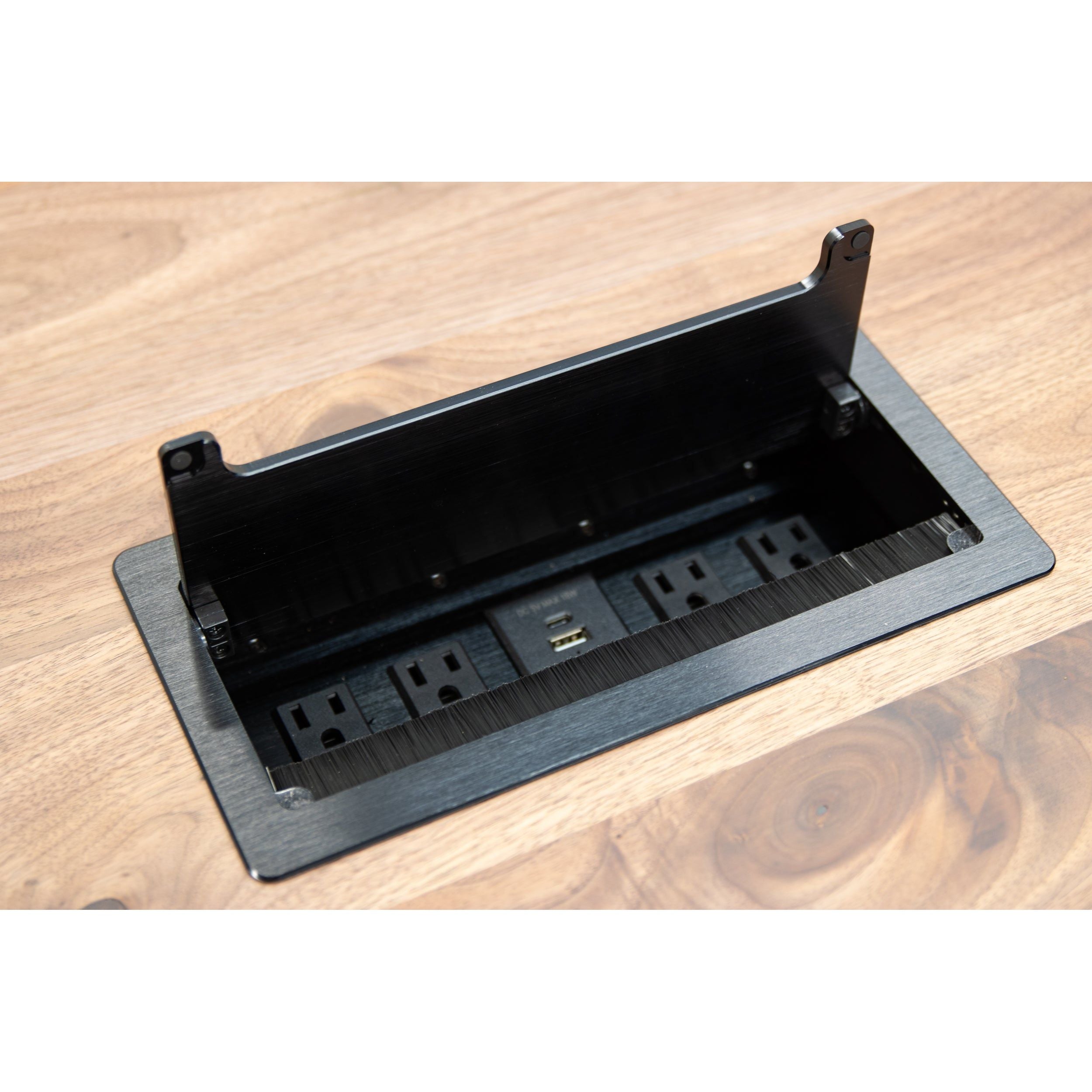 Rockford Large White & Wood Conference Table | M-AV&GS