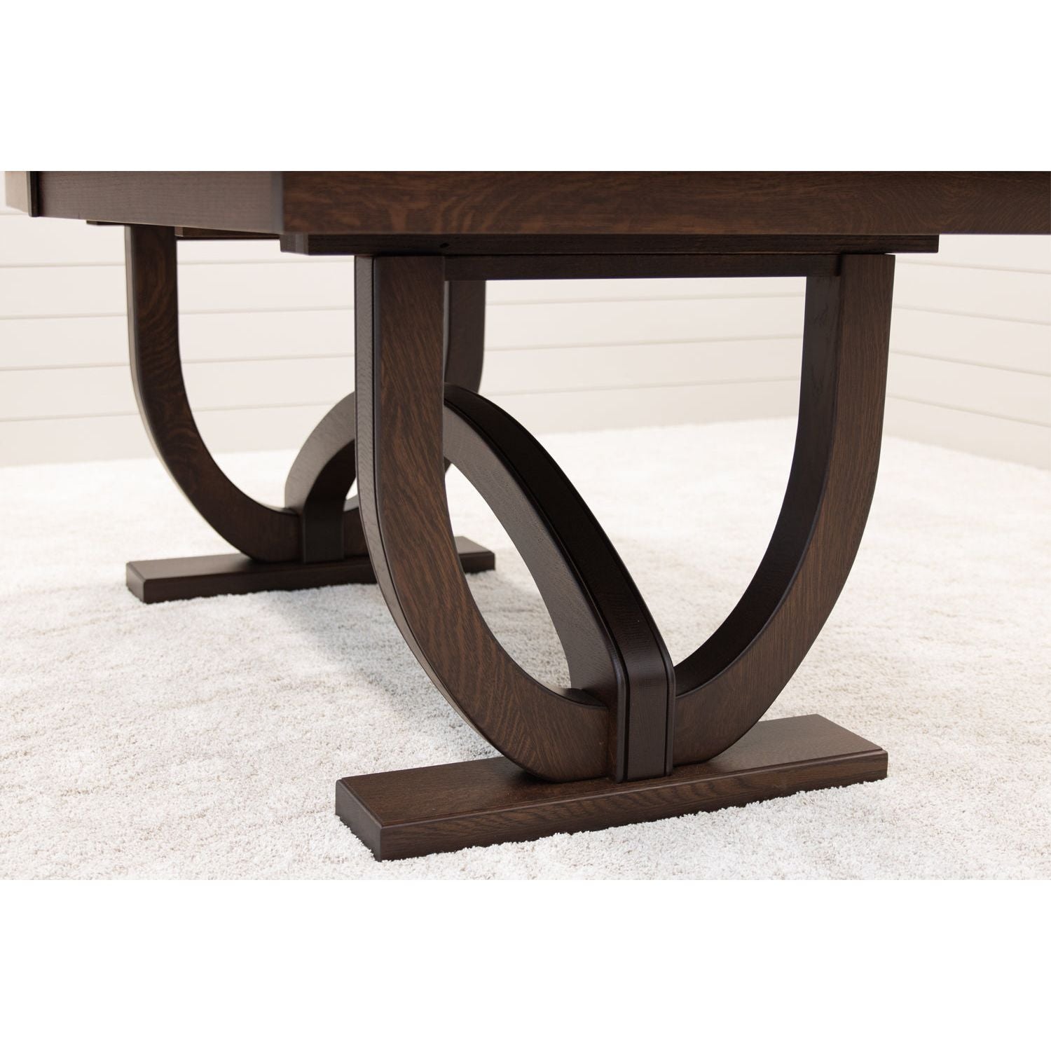 Biltmore Large Quarter Sawn White Oak Wood Extending Amish Dining Table | BV
