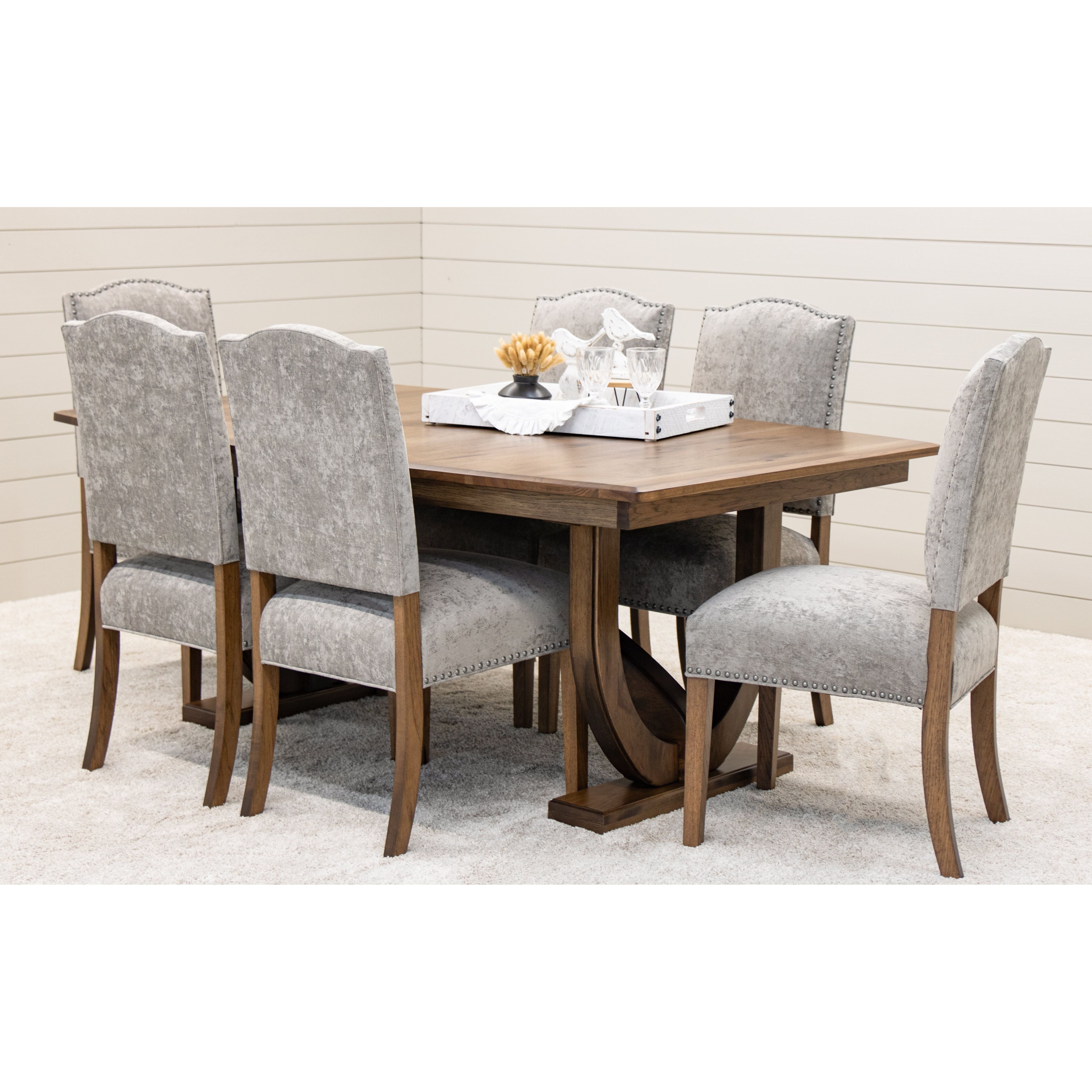 Biltmore Large Hickory Wood Extending Amish Dining Table | CO