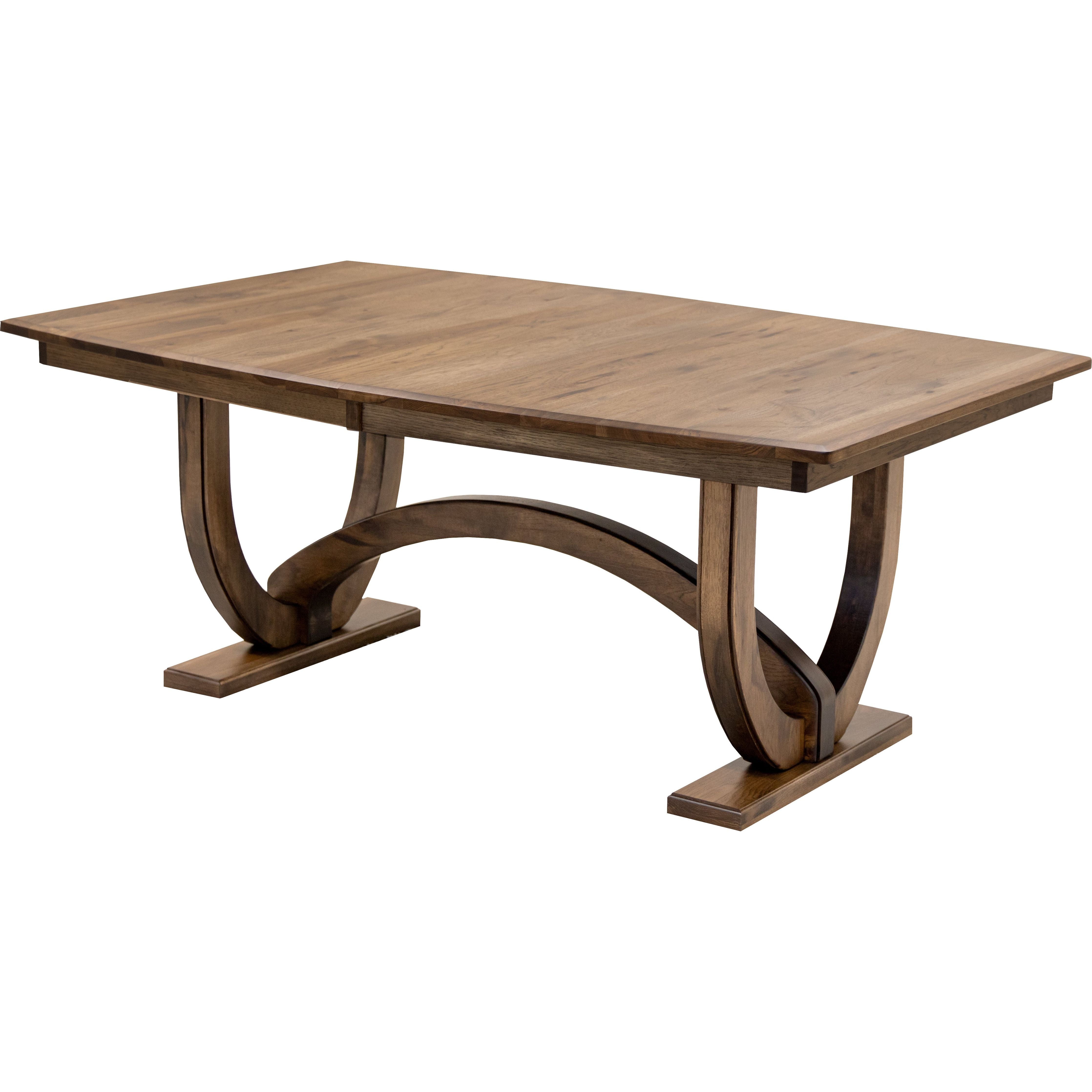 Biltmore Large Hickory Wood Extending Amish Dining Table | CO