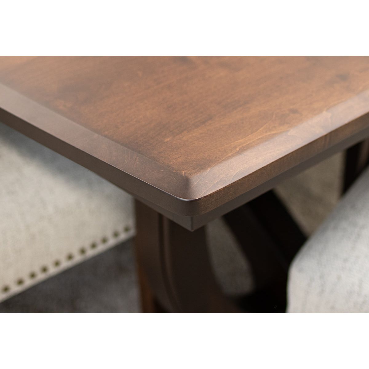 Biltmore Large Maple Wood Extending Amish Dining Table | BV