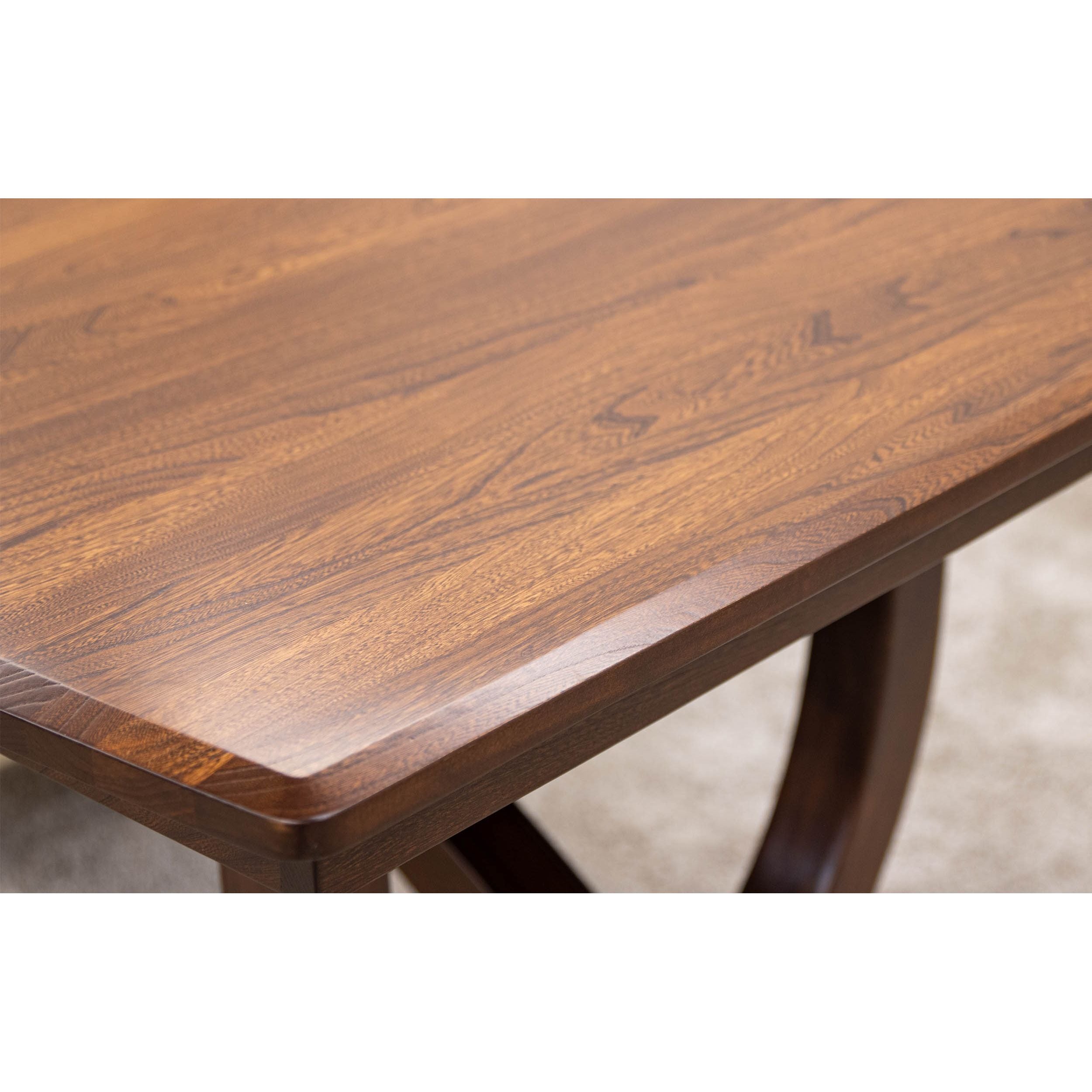 Biltmore Large Elm Wood Extending Amish Dining Table | MC