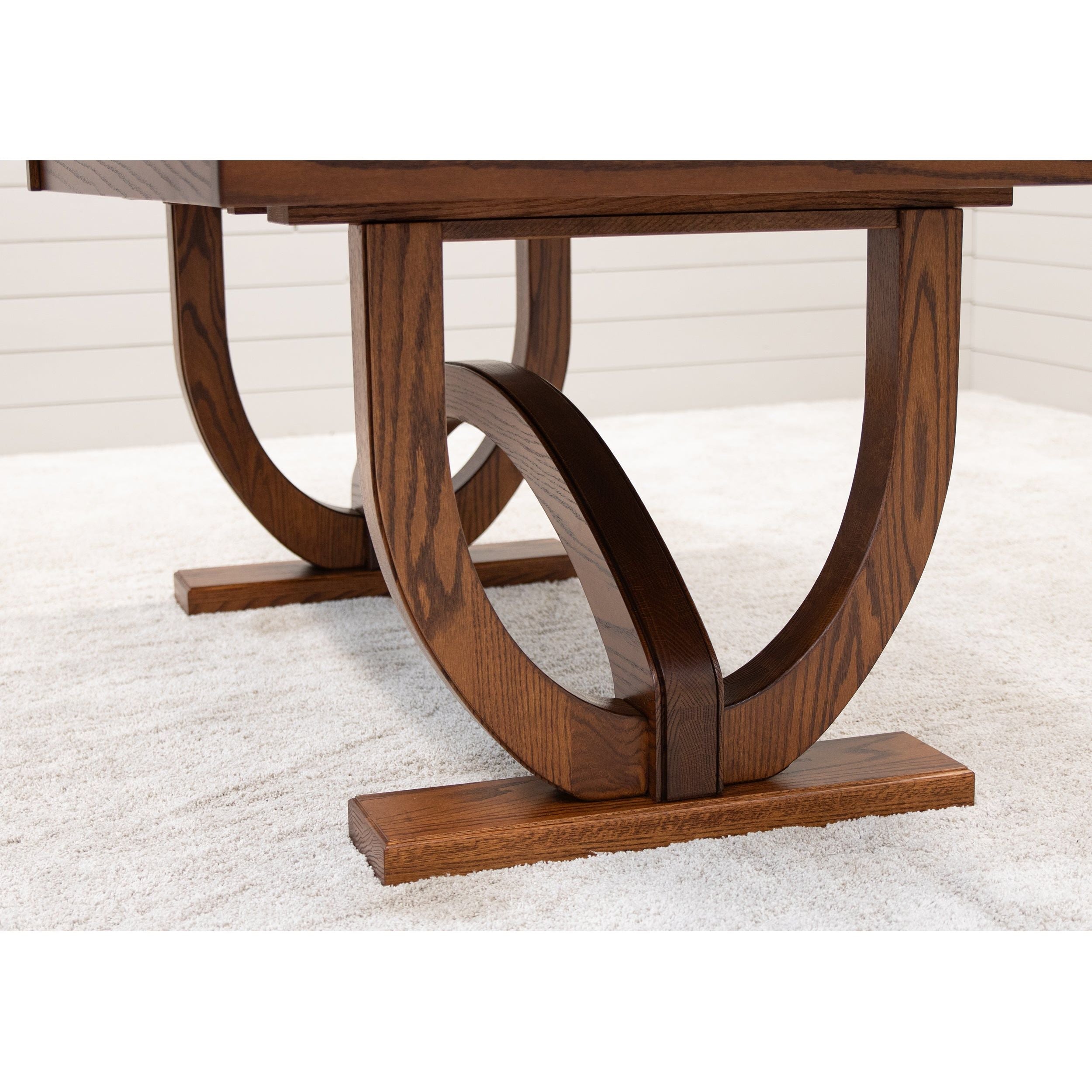 Biltmore Large Oak Wood Extending Amish Dining Table | MC