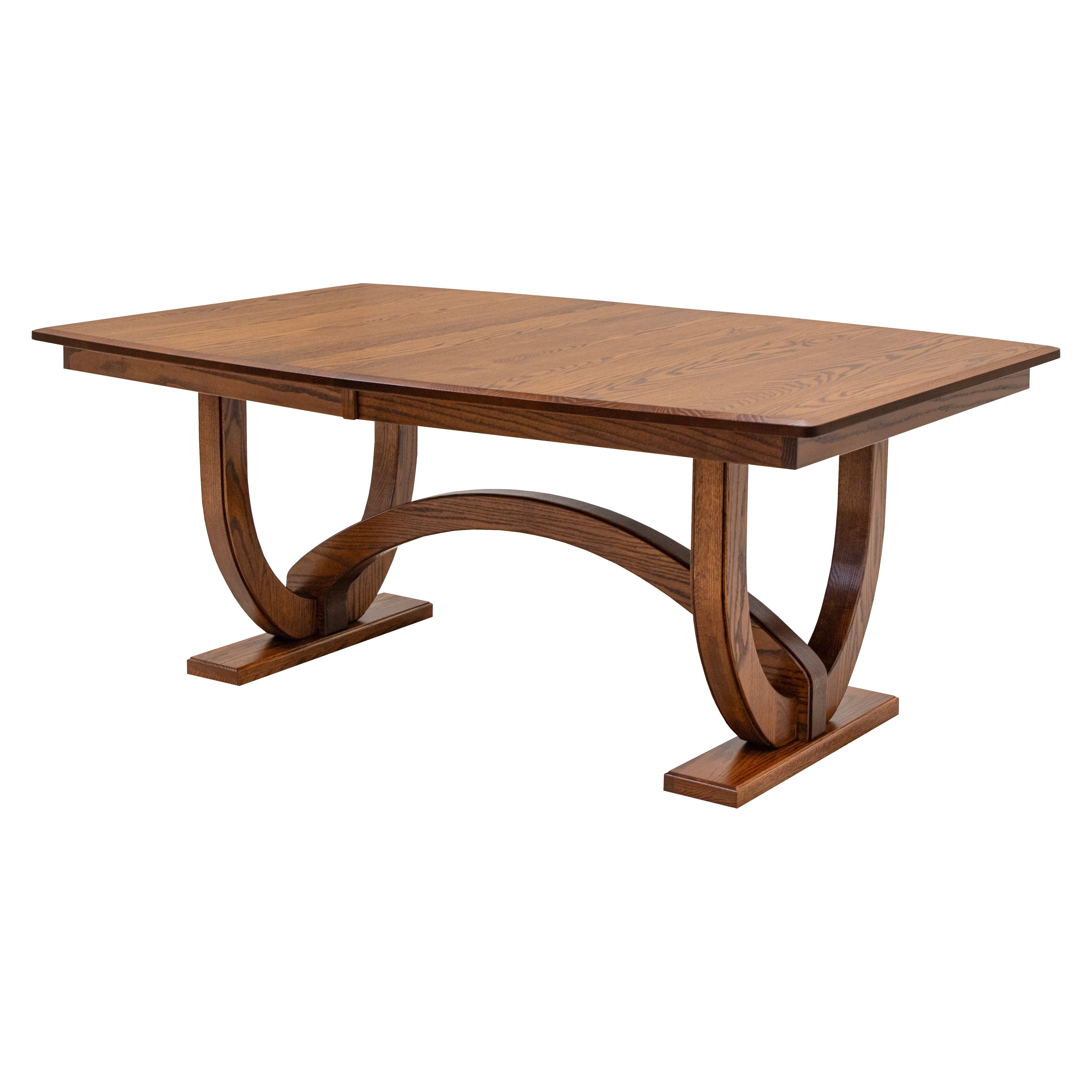 Biltmore Large Oak Wood Extending Amish Dining Table | MC