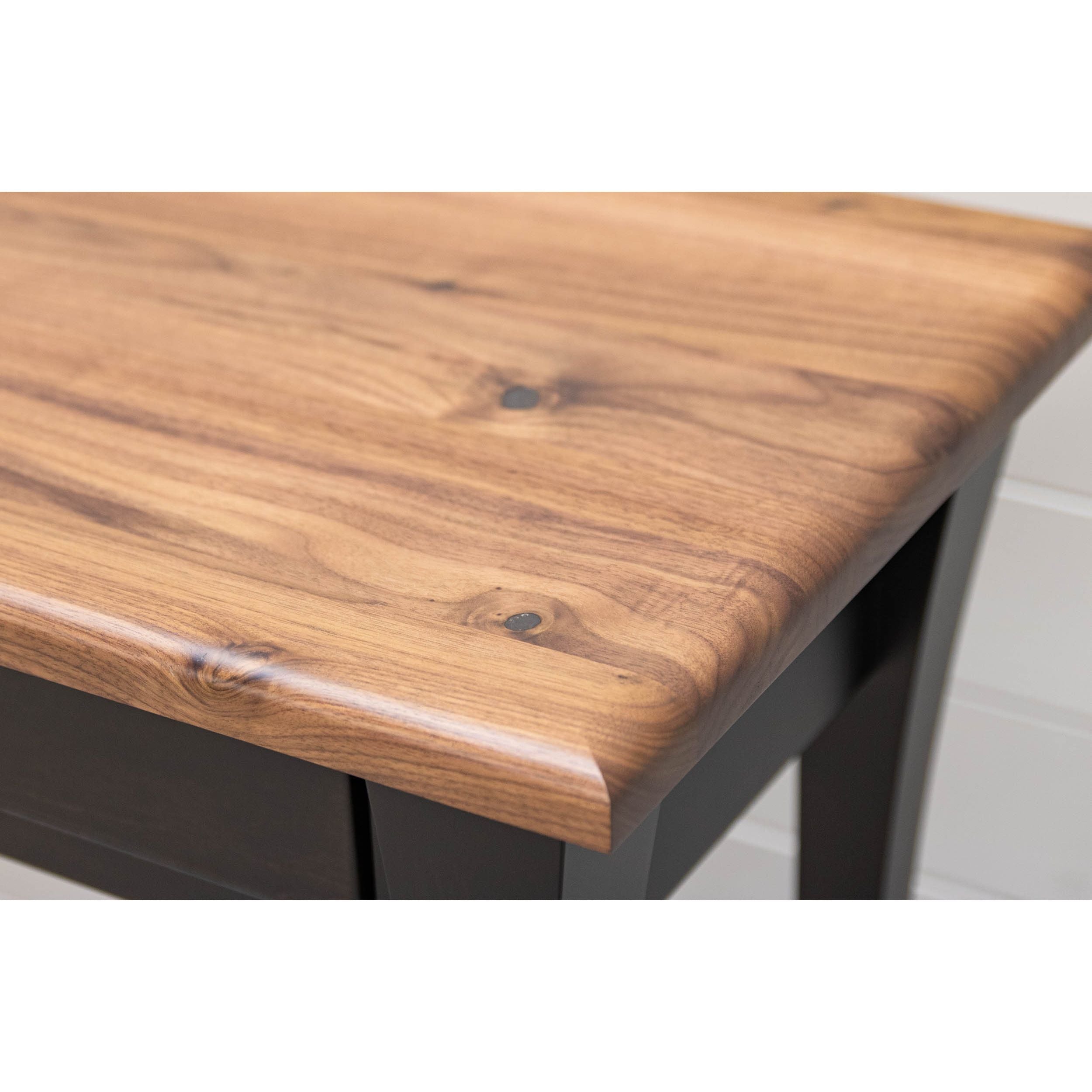 Brooklyn Black & Wood Open Sofa Table | M-EB&RW-NAT